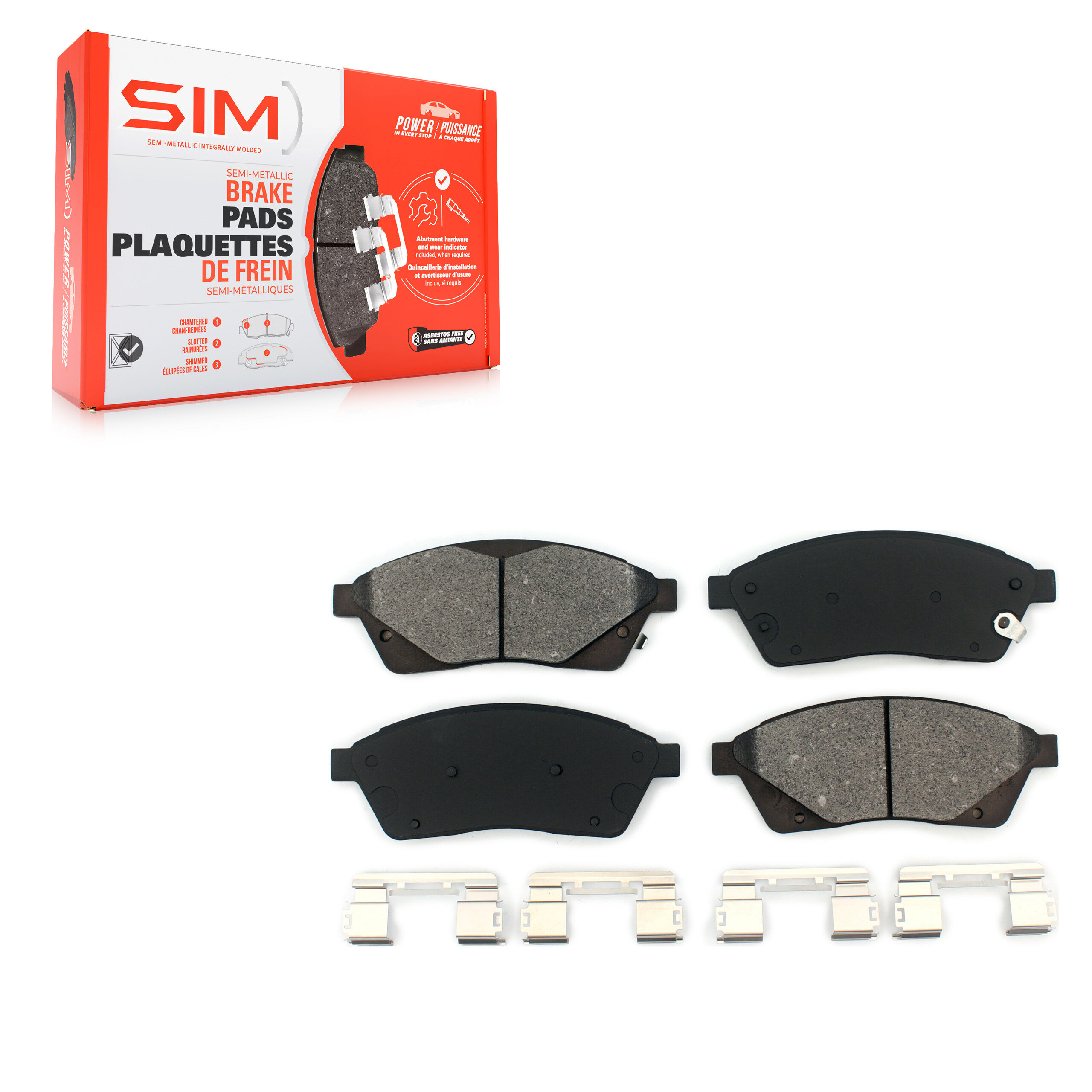SIM - SIM-1422 - Front Disc Brake Pad