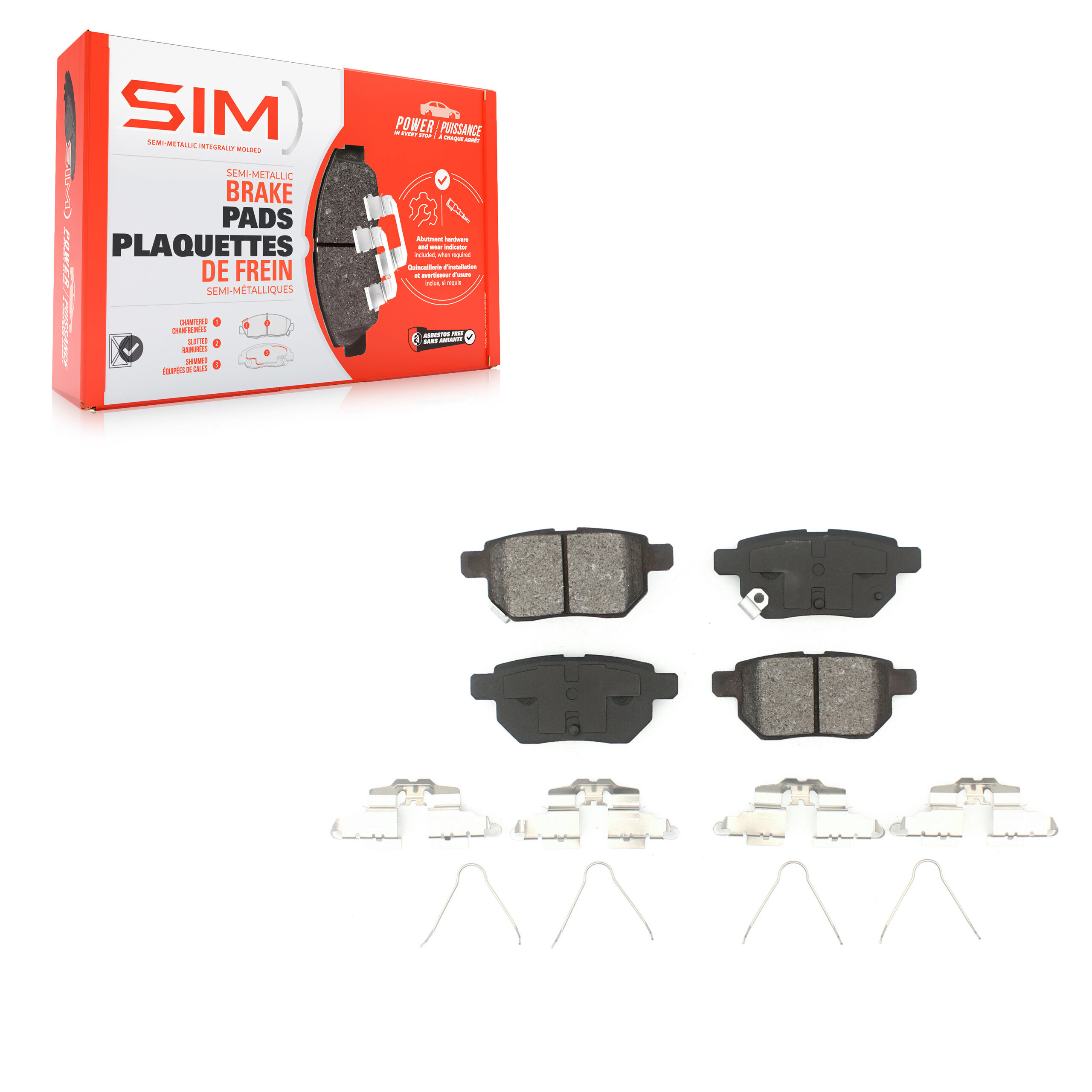 SIM - SIM-1423 - Rear Disc Brake Pad