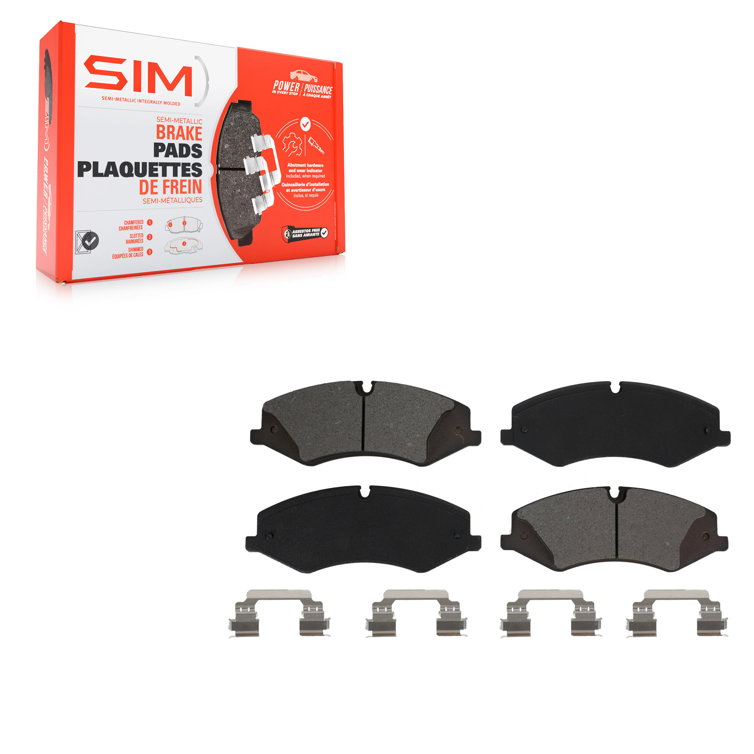 SIM - SIM-1425 - Front Disc Brake Pad