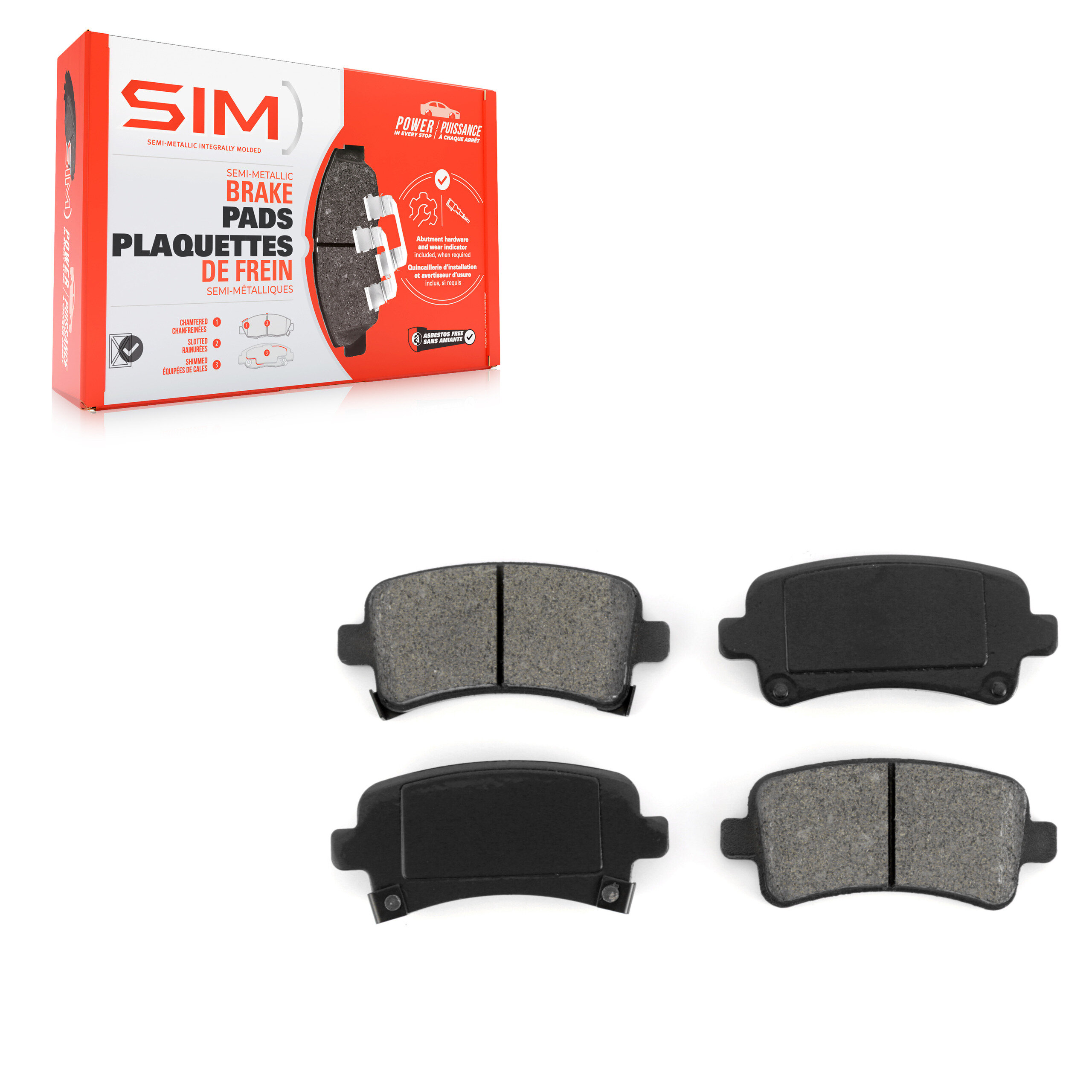 SIM - SIM-1430 - Rear Disc Brake Pad