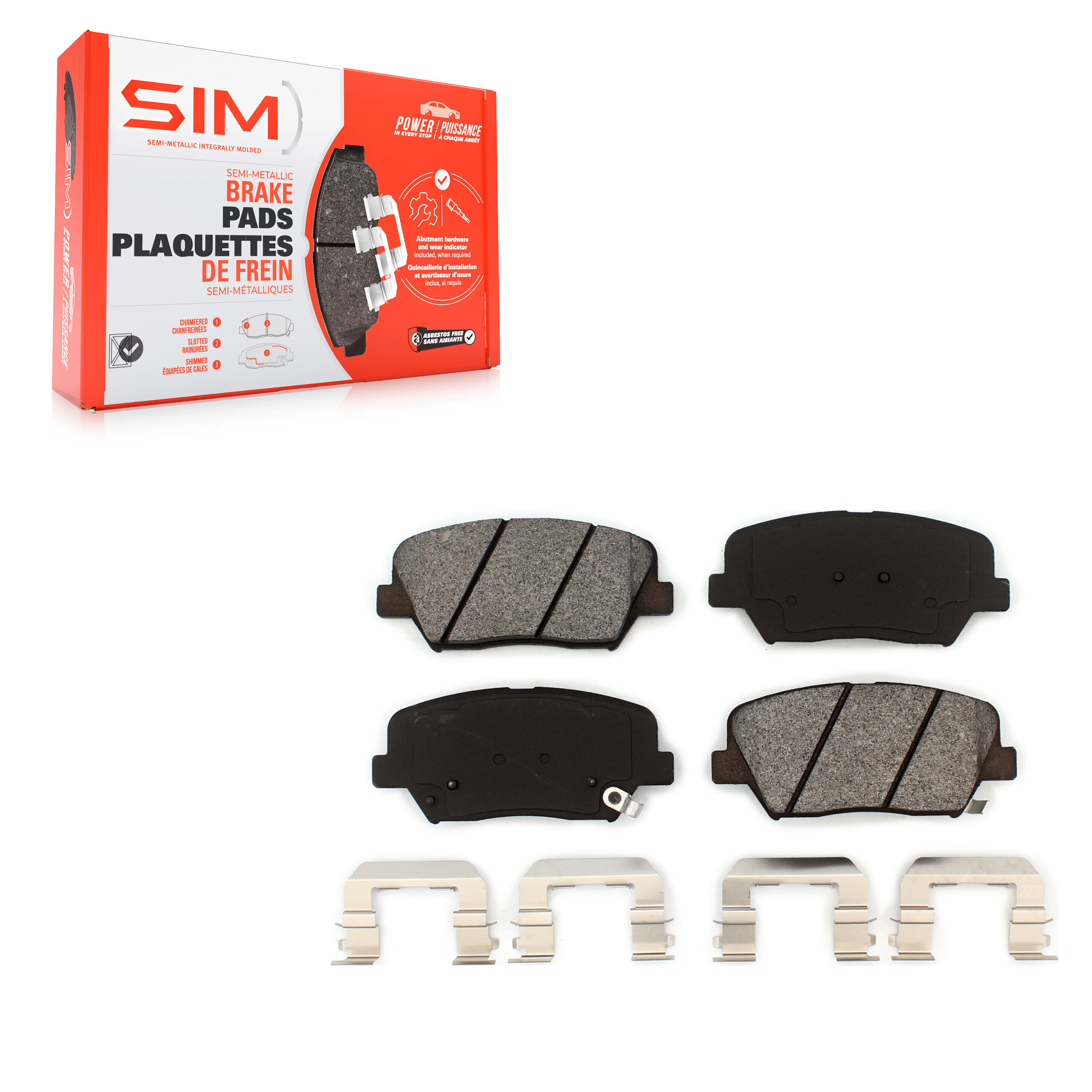 SIM - SIM-1432 - Front Disc Brake Pad