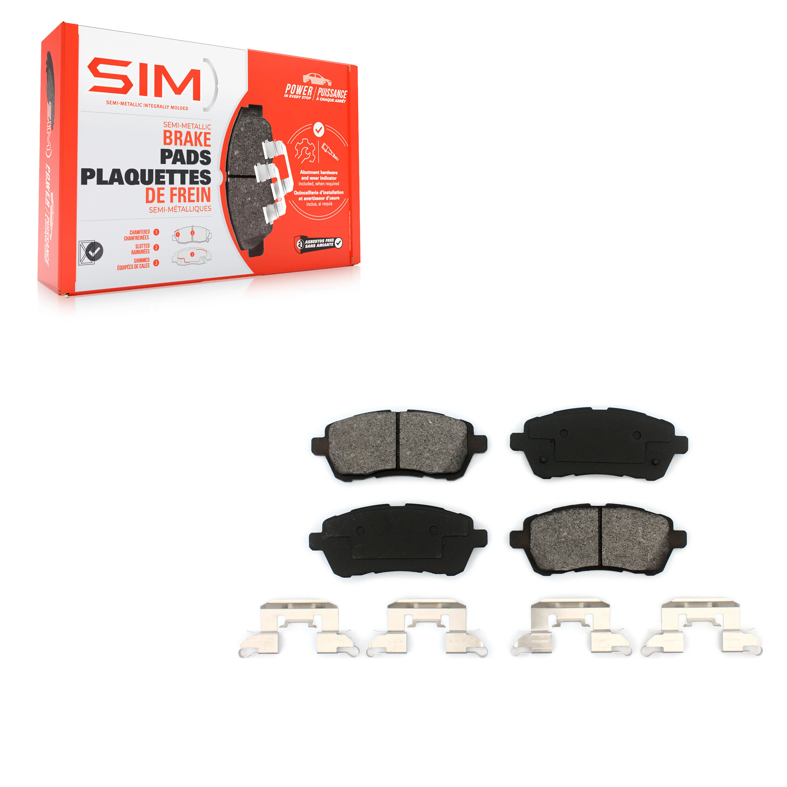 SIM - SIM-1454A - Front Disc Brake Pad