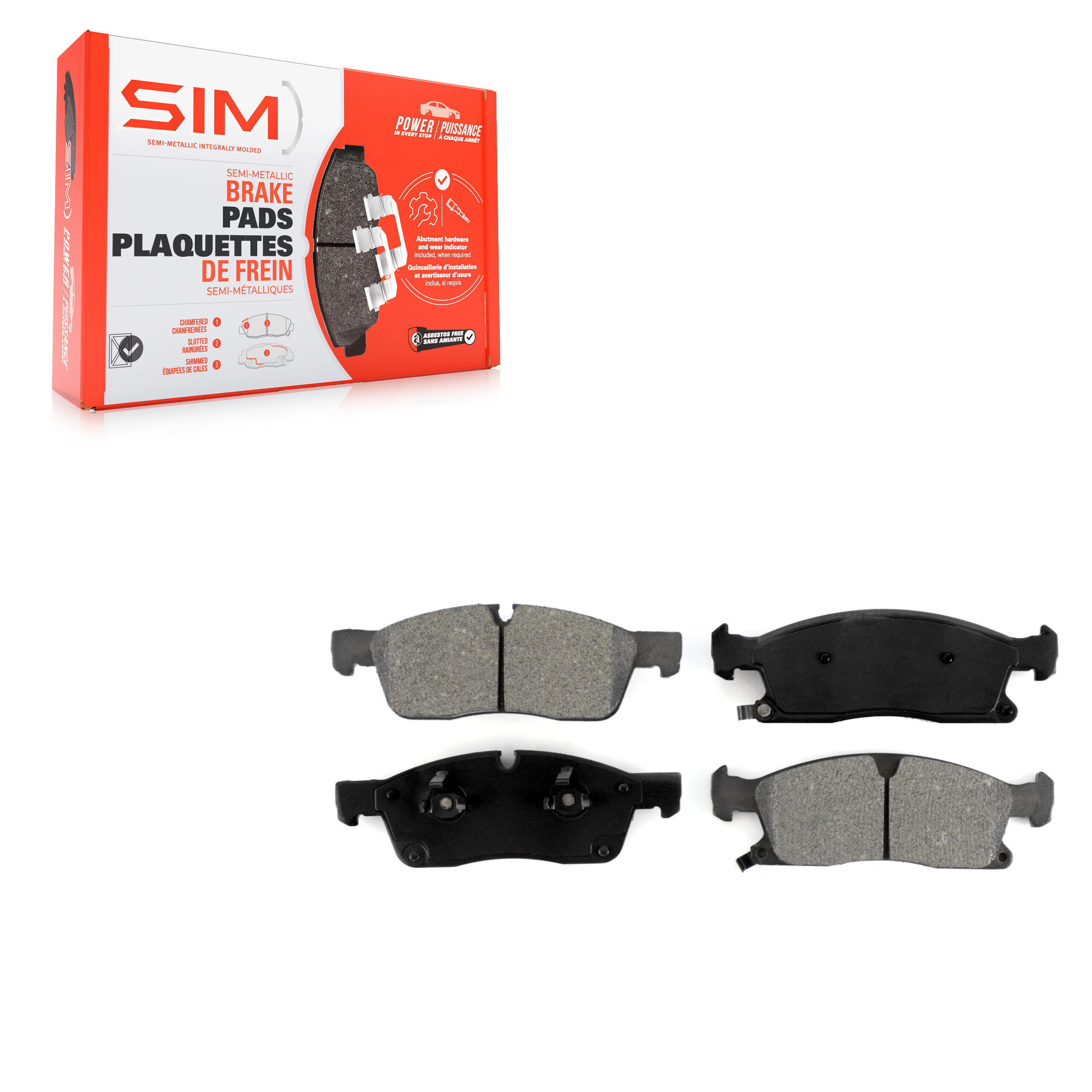 SIM - SIM-1455 - Front Disc Brake Pad
