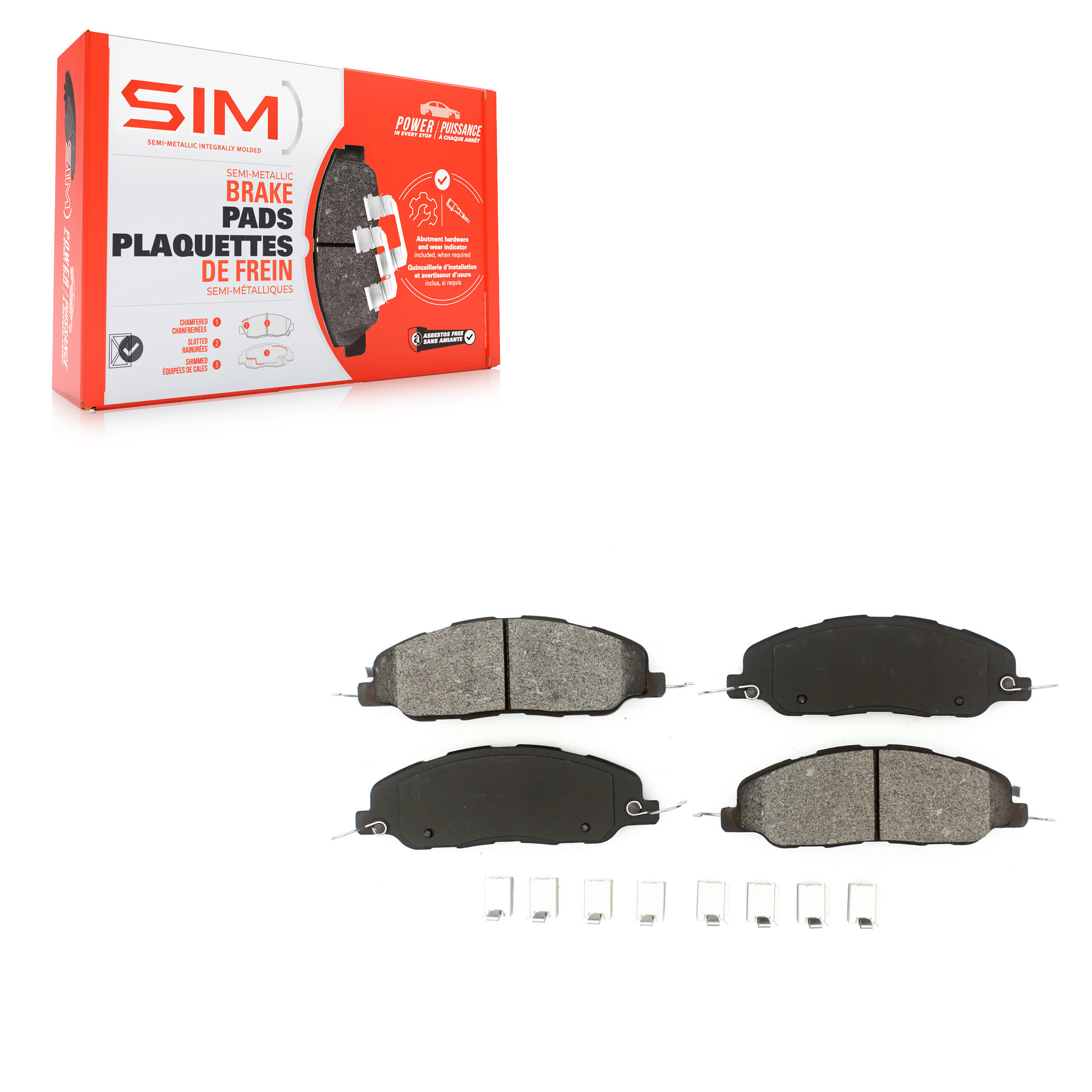 SIM - SIM-1463 - Front Disc Brake Pad
