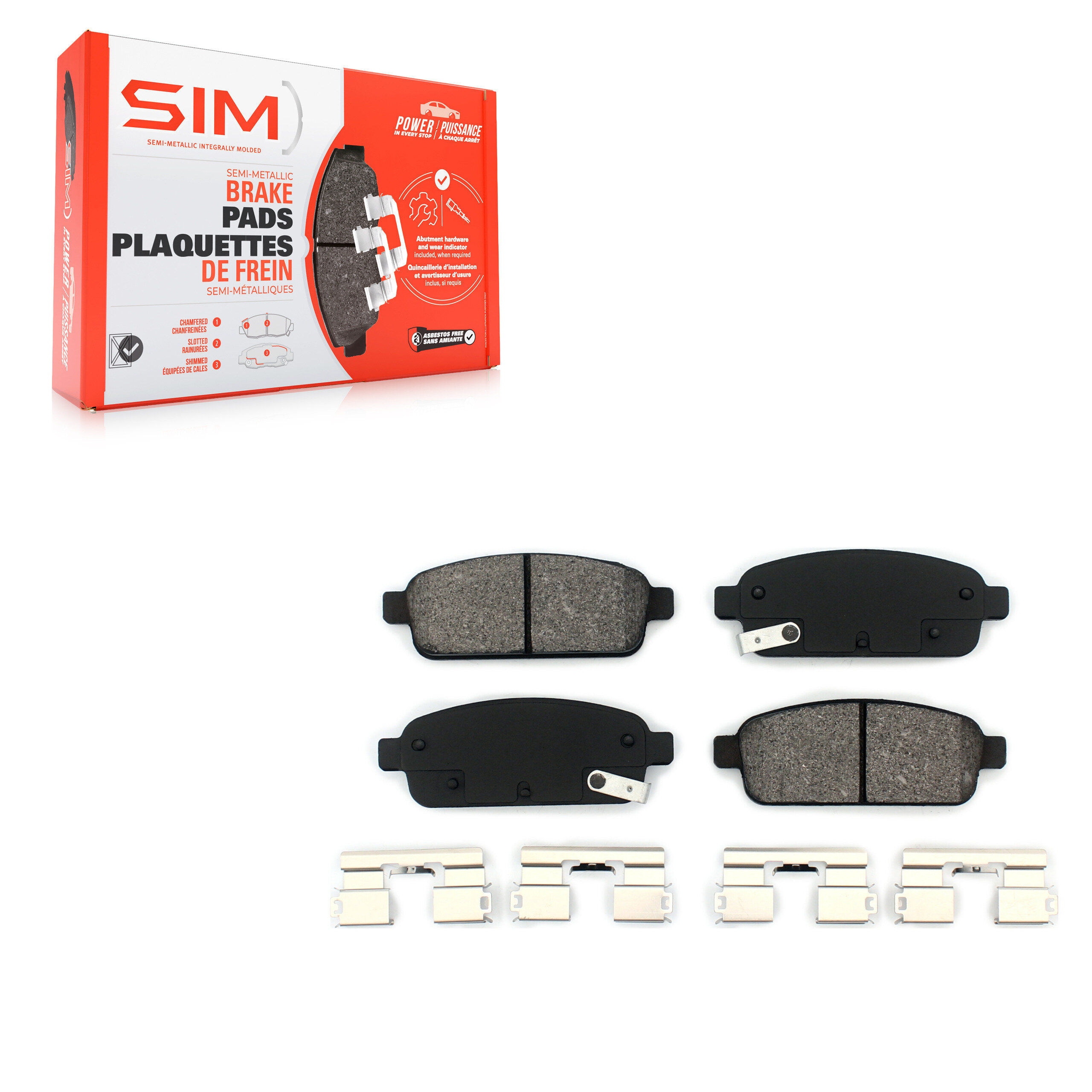 SIM - SIM-1468 - Rear Disc Brake Pad
