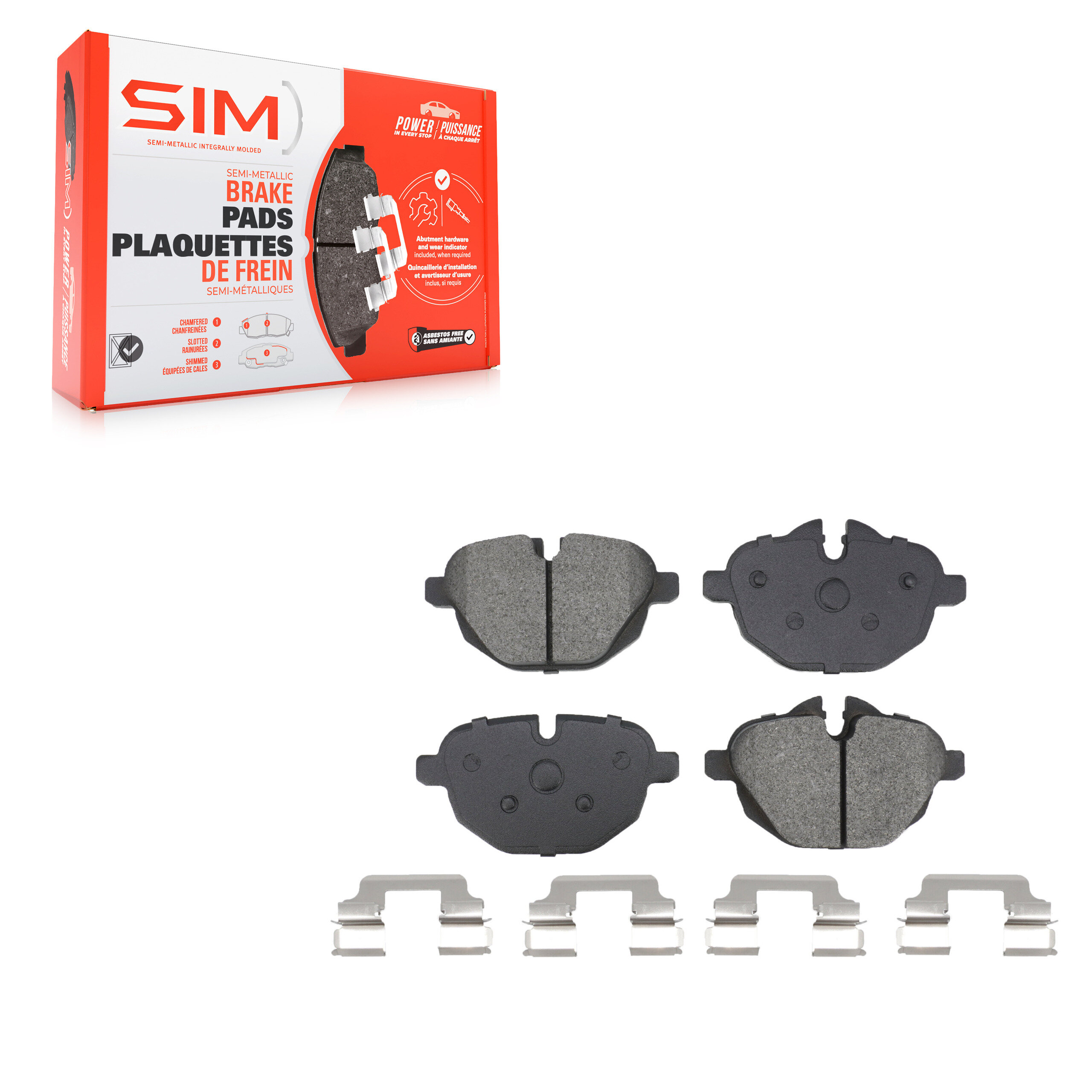 SIM - SIM-1473 - Rear Disc Brake Pad