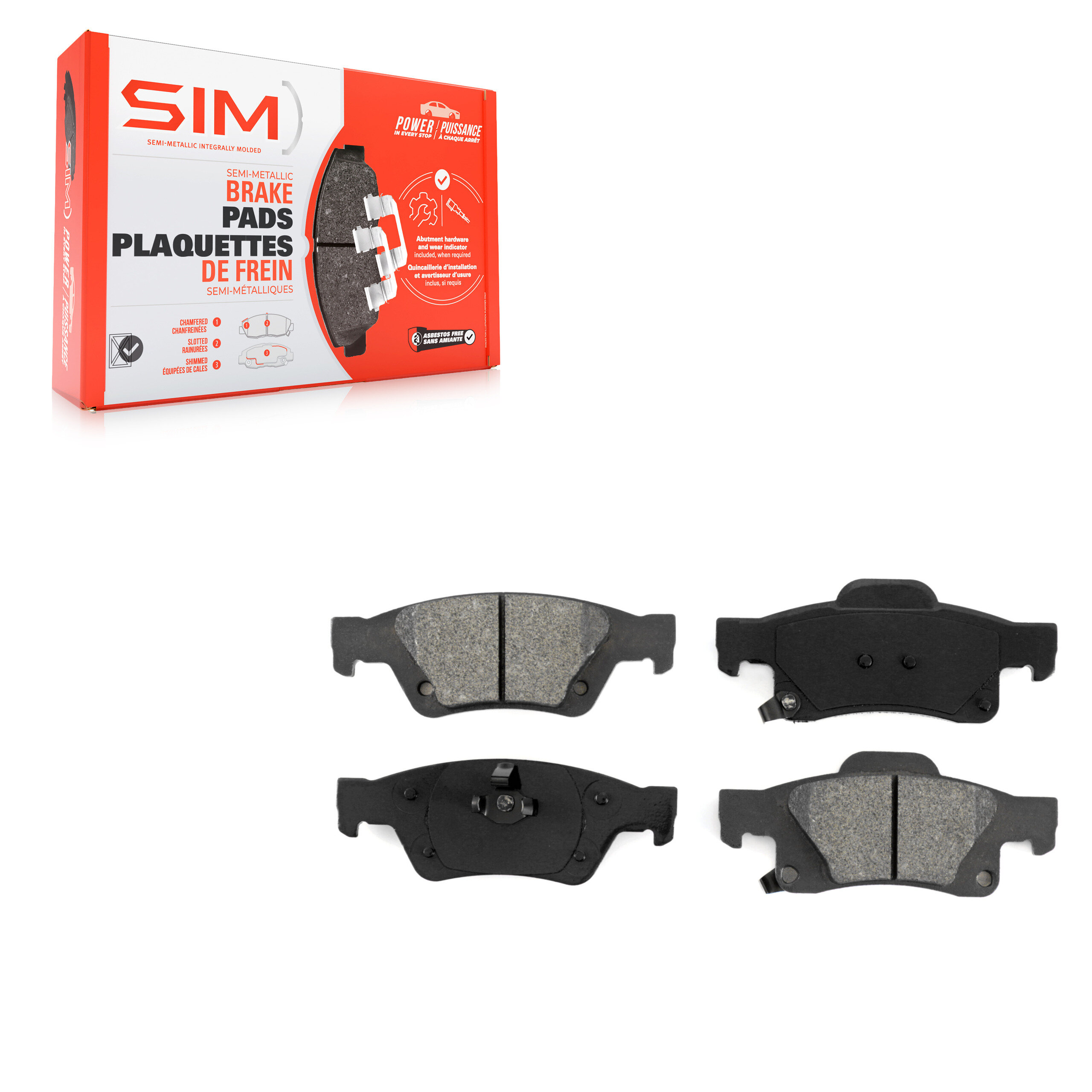 SIM - SIM-1498 - Rear Disc Brake Pad