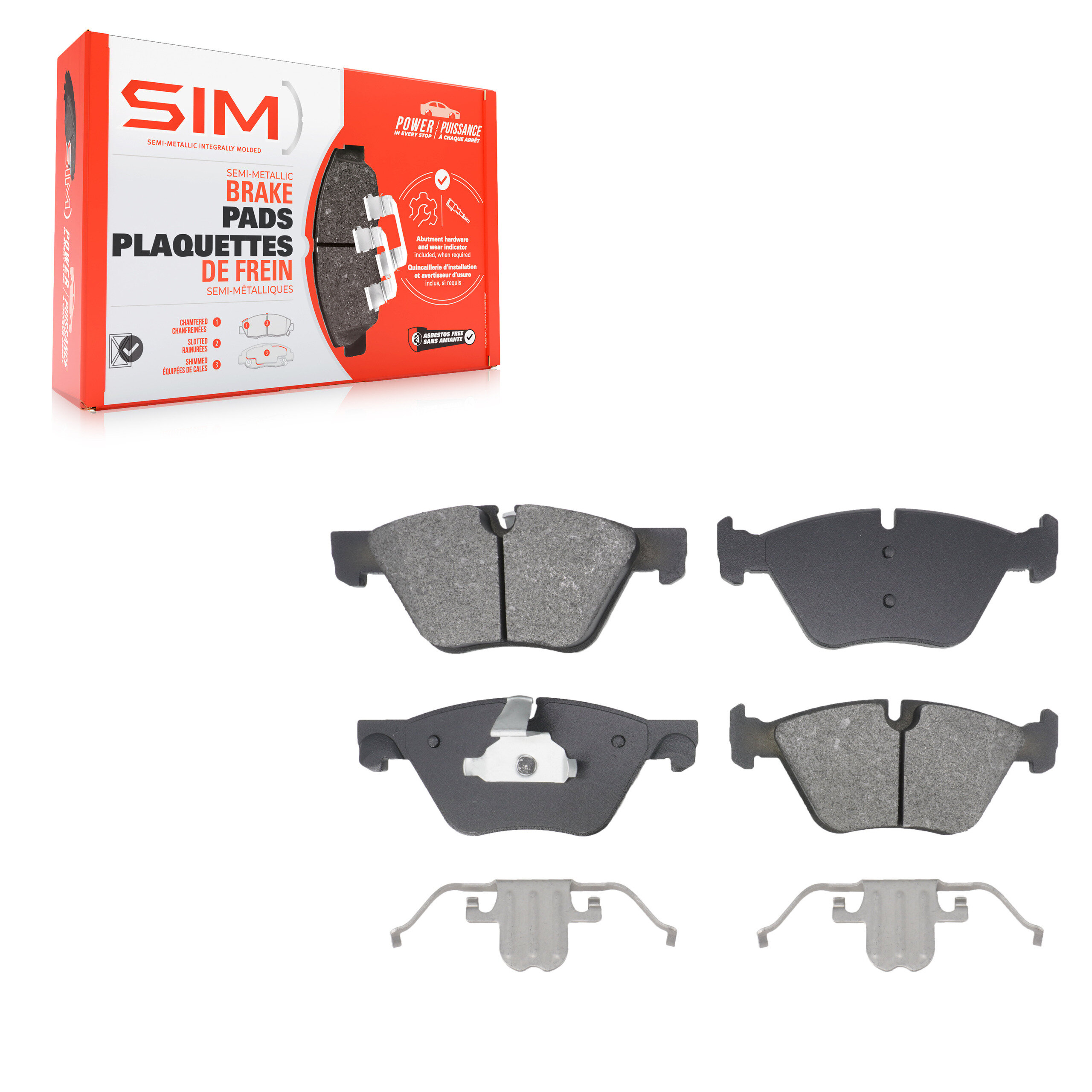 SIM - SIM-1504 - Front Disc Brake Pad