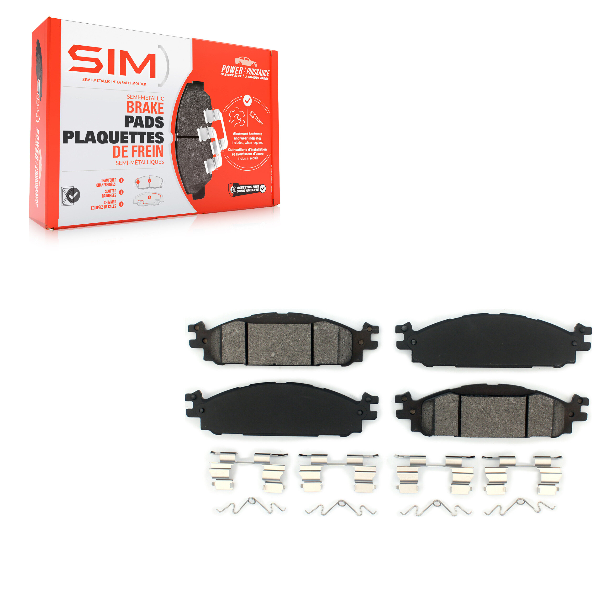 SIM - SIM-1508 - Front Disc Brake Pad