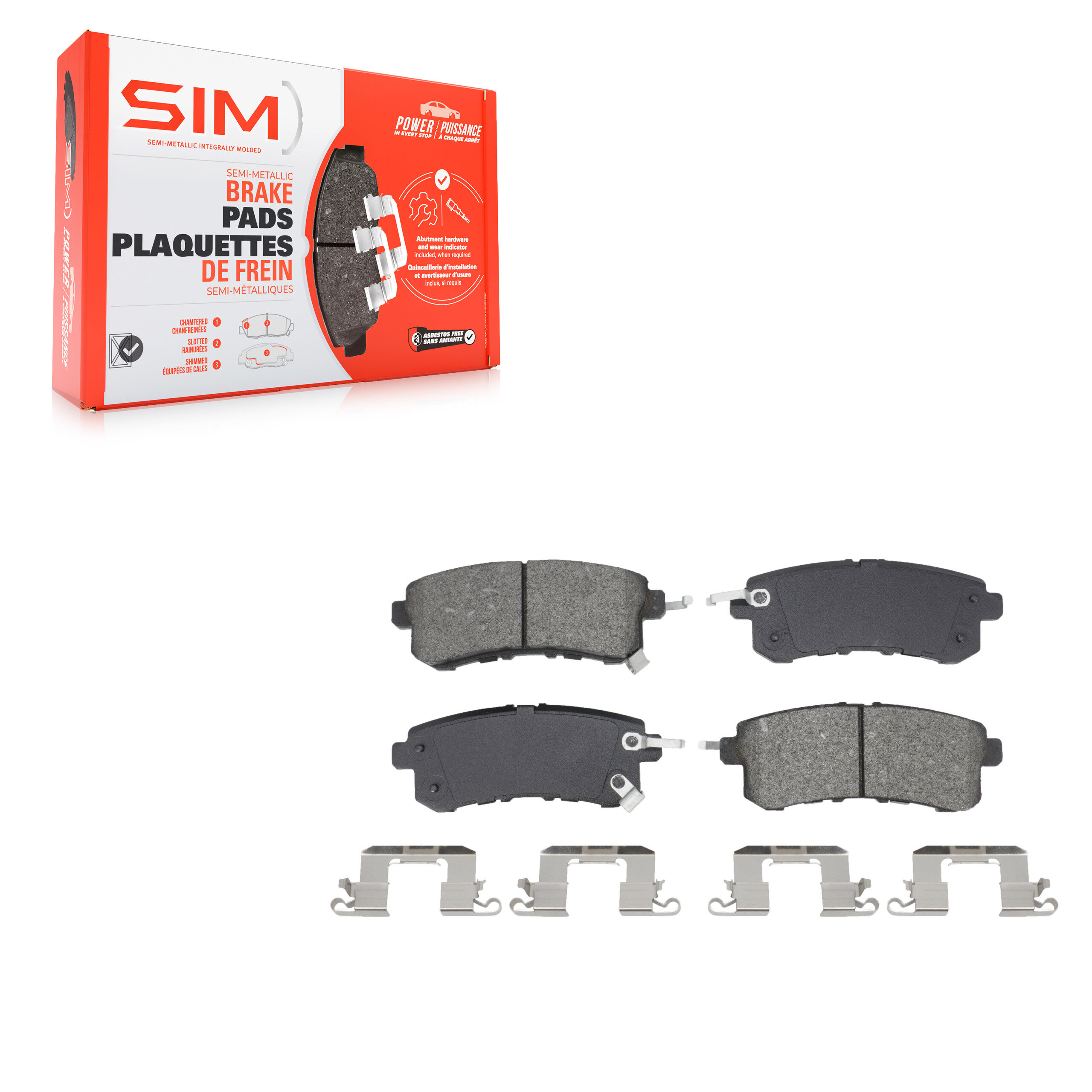 SIM - SIM-1510 - Rear Disc Brake Pad