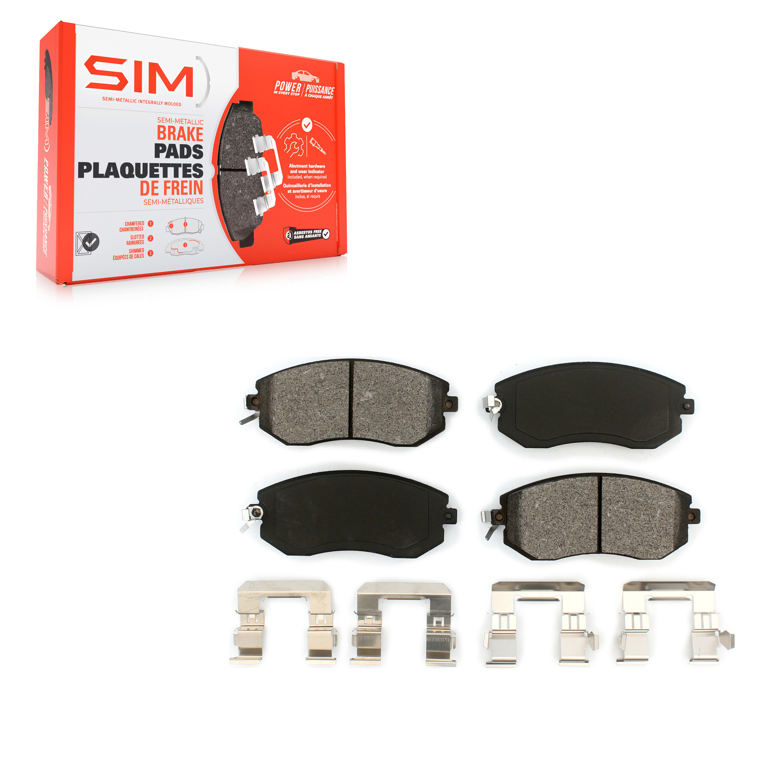 SIM - SIM-1539 - Front Disc Brake Pad