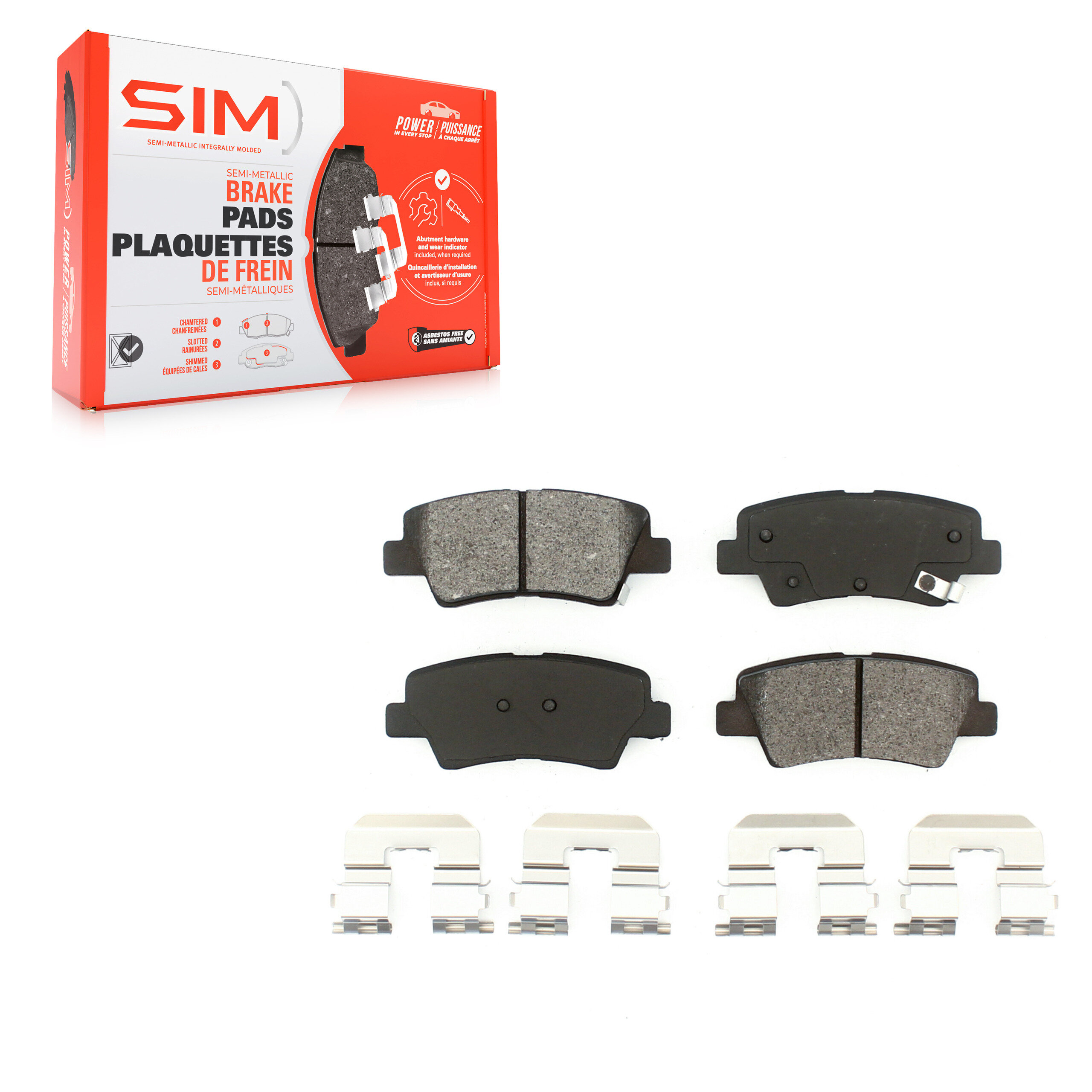 SIM - SIM-1544 - Rear Disc Brake Pad