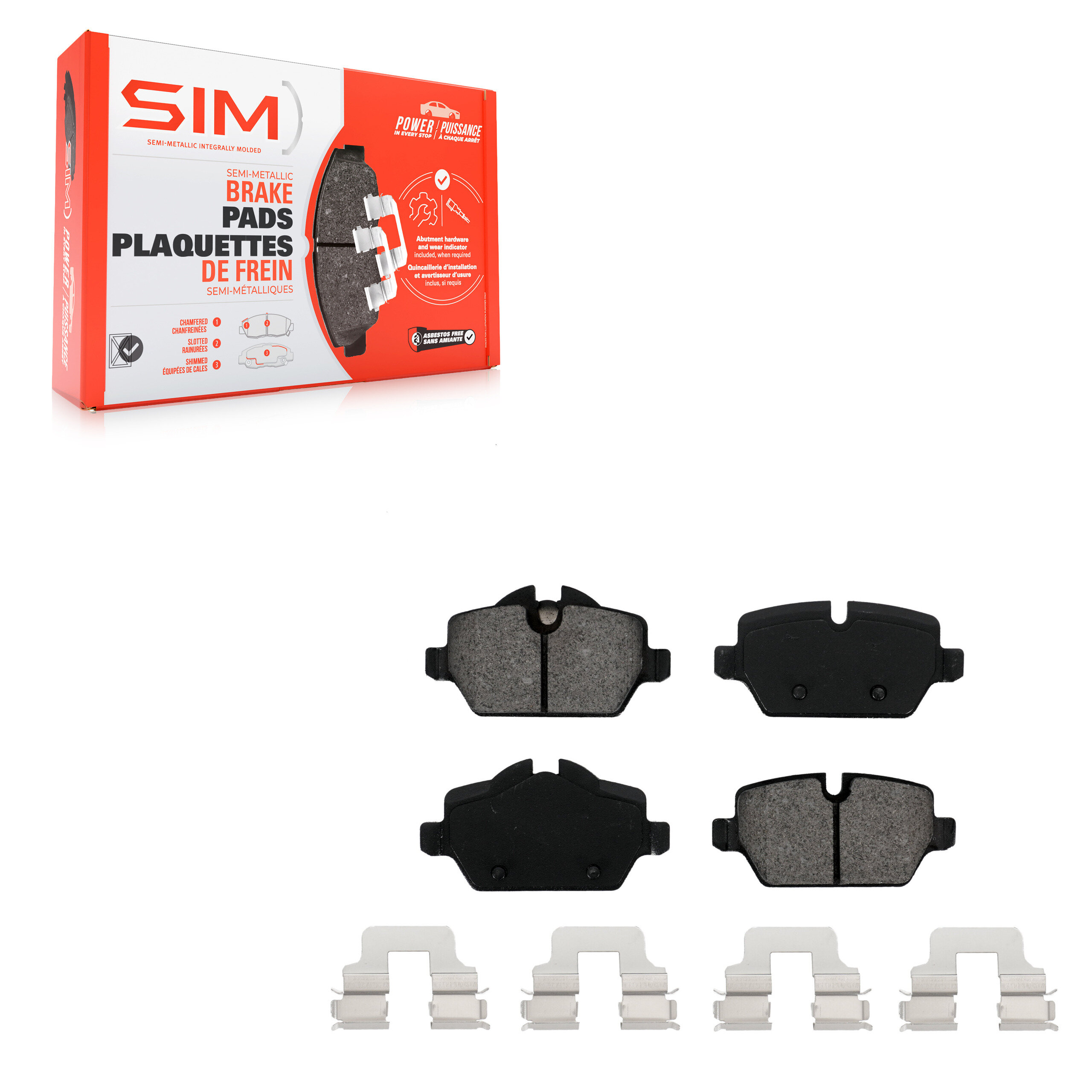 SIM - SIM-1554 - Rear Disc Brake Pad