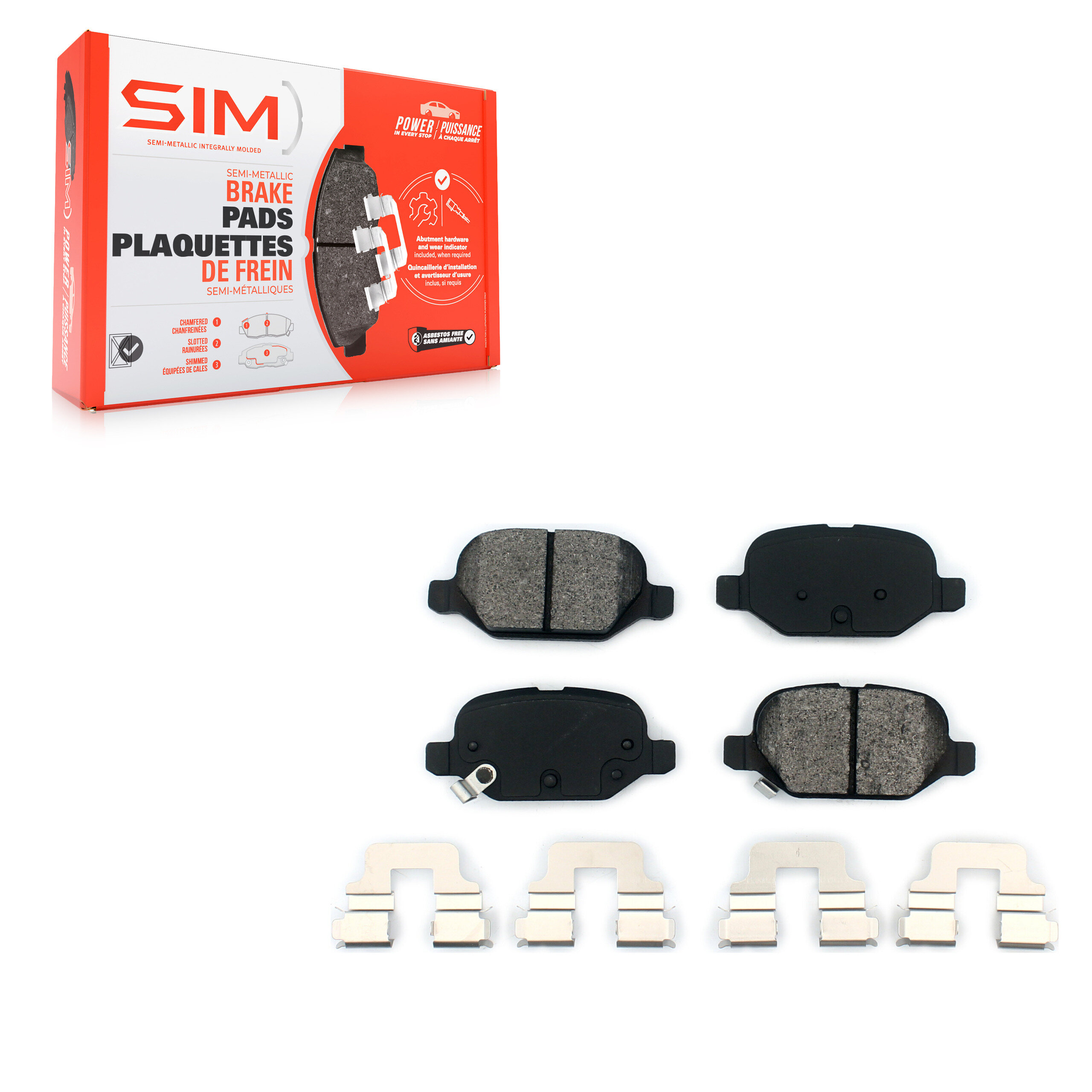 SIM - SIM-1569 - Rear Disc Brake Pad