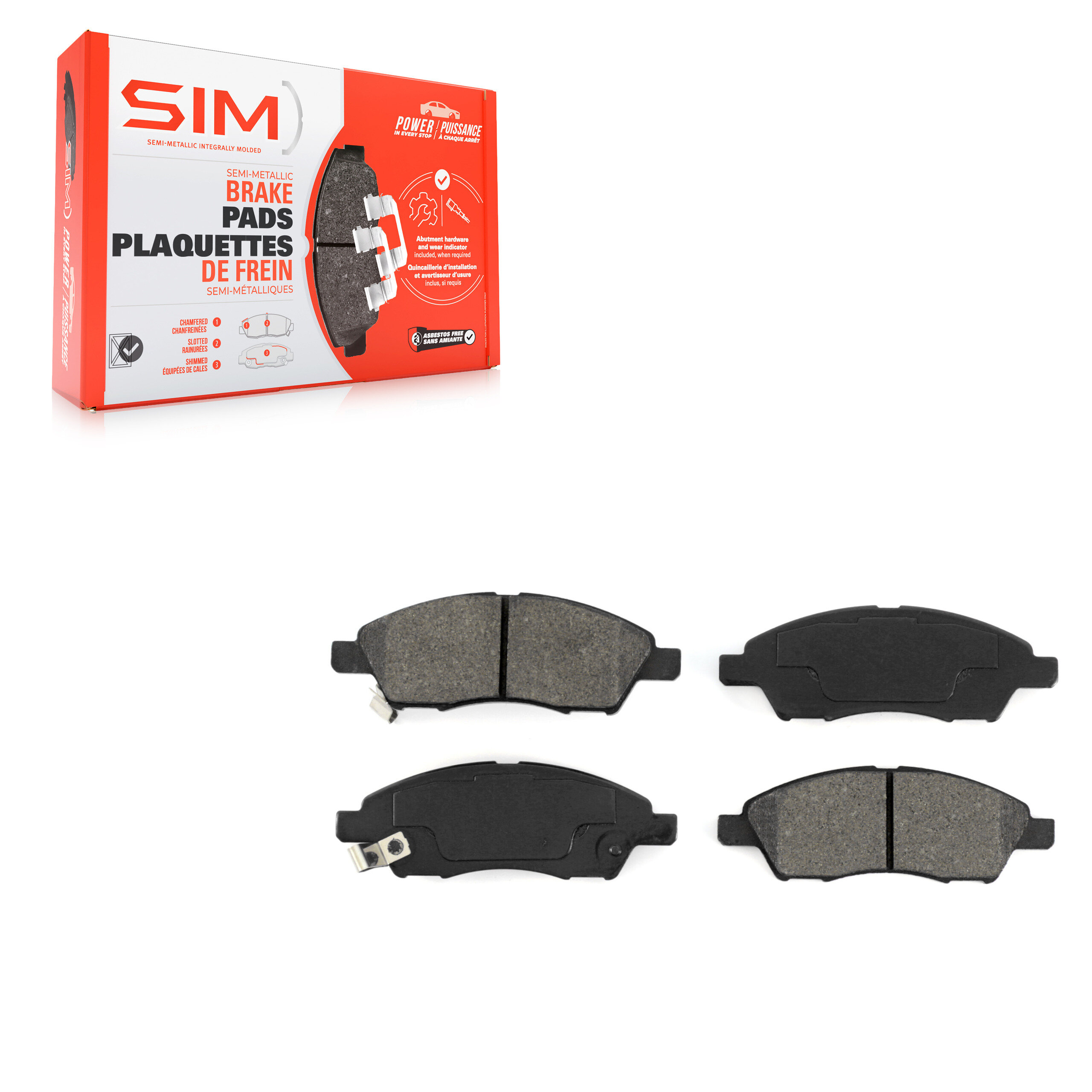 SIM - SIM-1592 - Front Disc Brake Pad