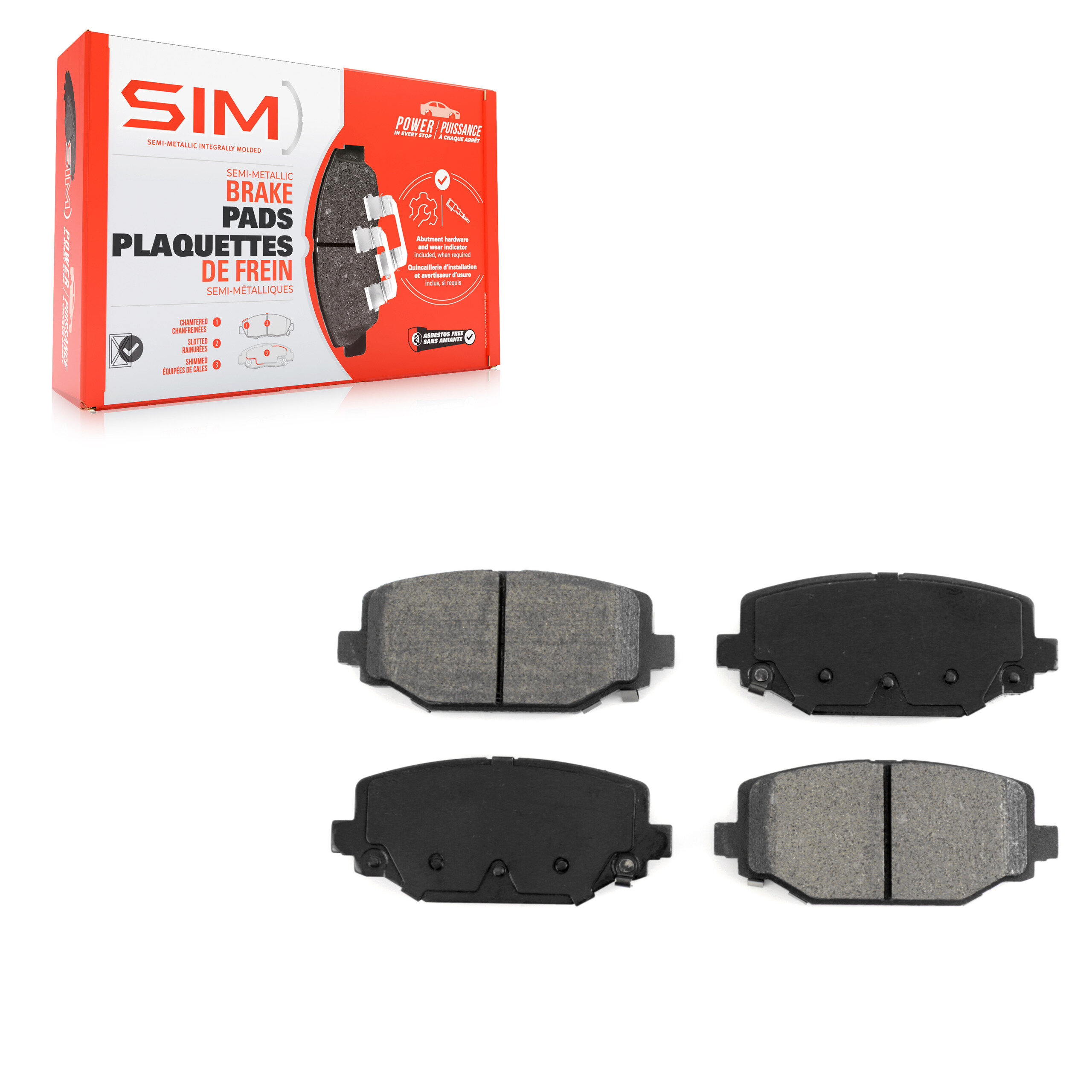 SIM - SIM-1596 - Rear Disc Brake Pad