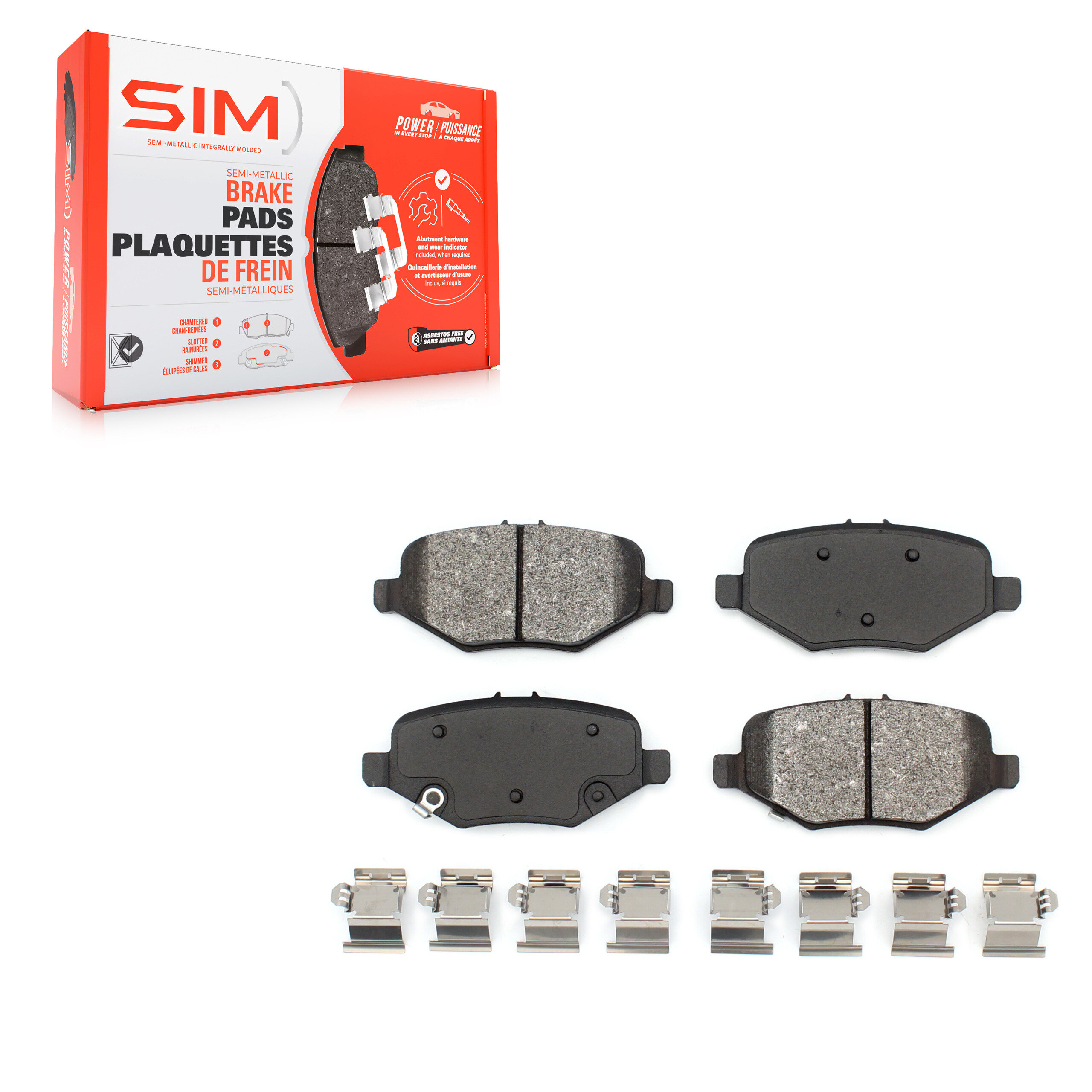 SIM - SIM-1612 - Rear Disc Brake Pad
