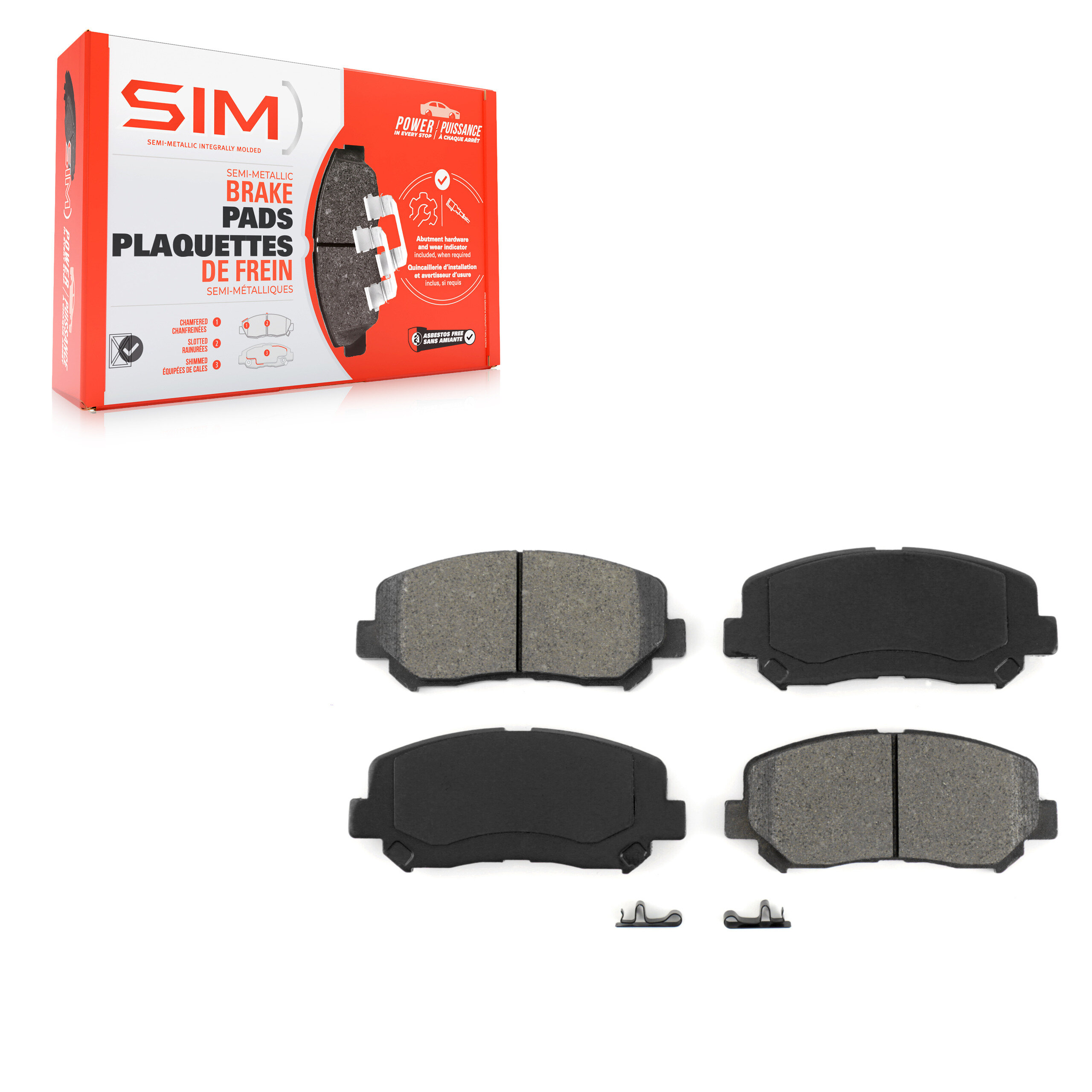 SIM - SIM-1623 - Front Disc Brake Pad
