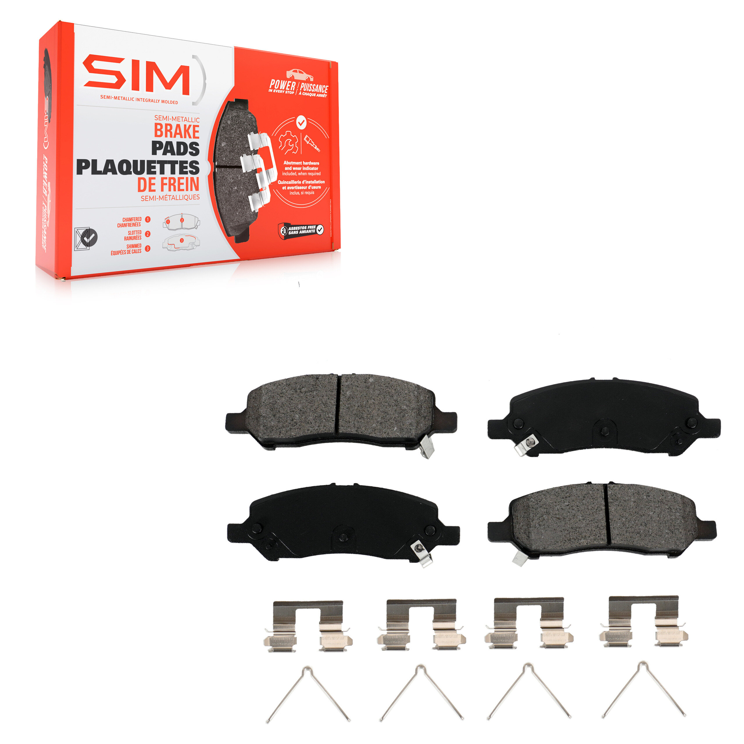 SIM - SIM-1647 - Rear Disc Brake Pad
