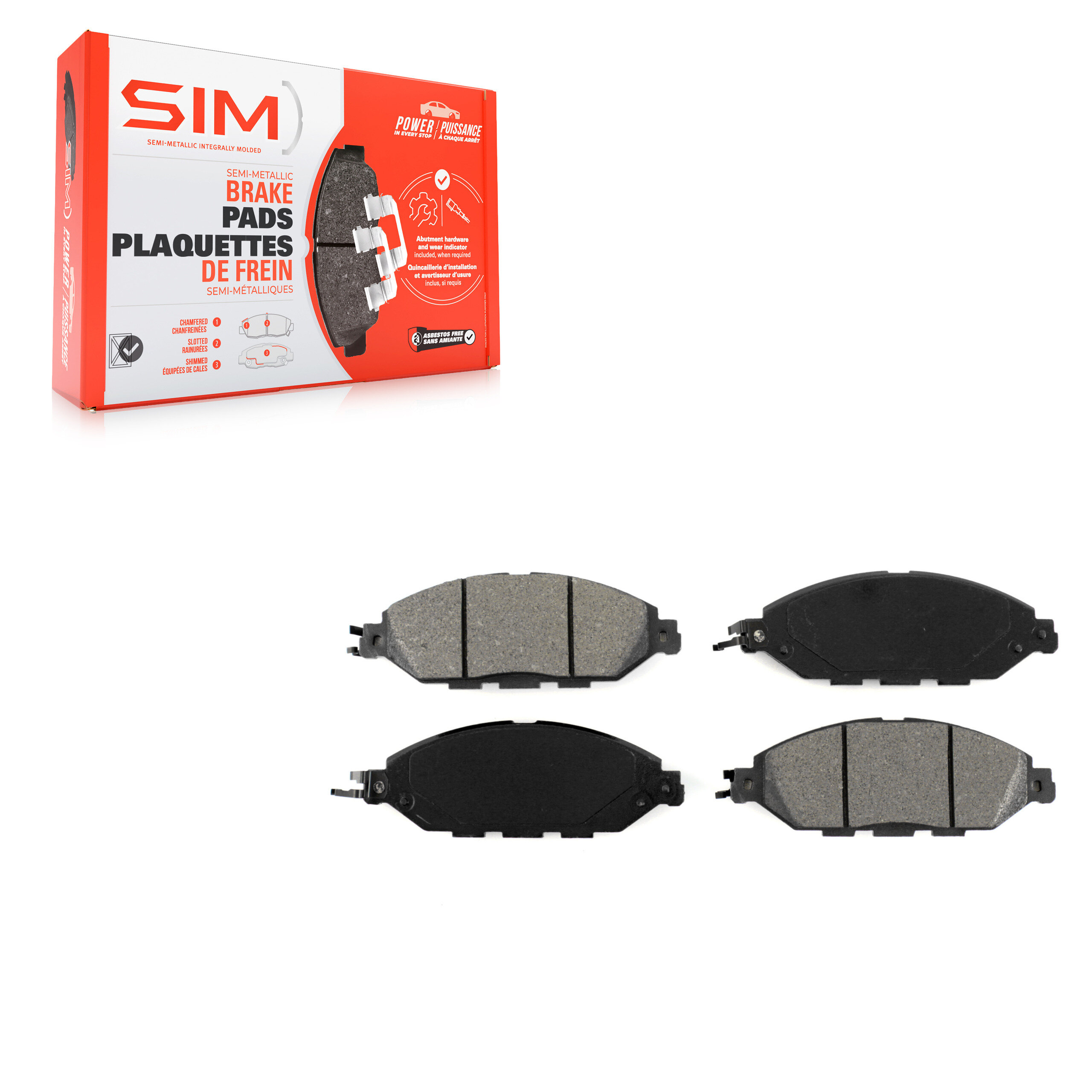 SIM - SIM-1649 - Front Disc Brake Pad