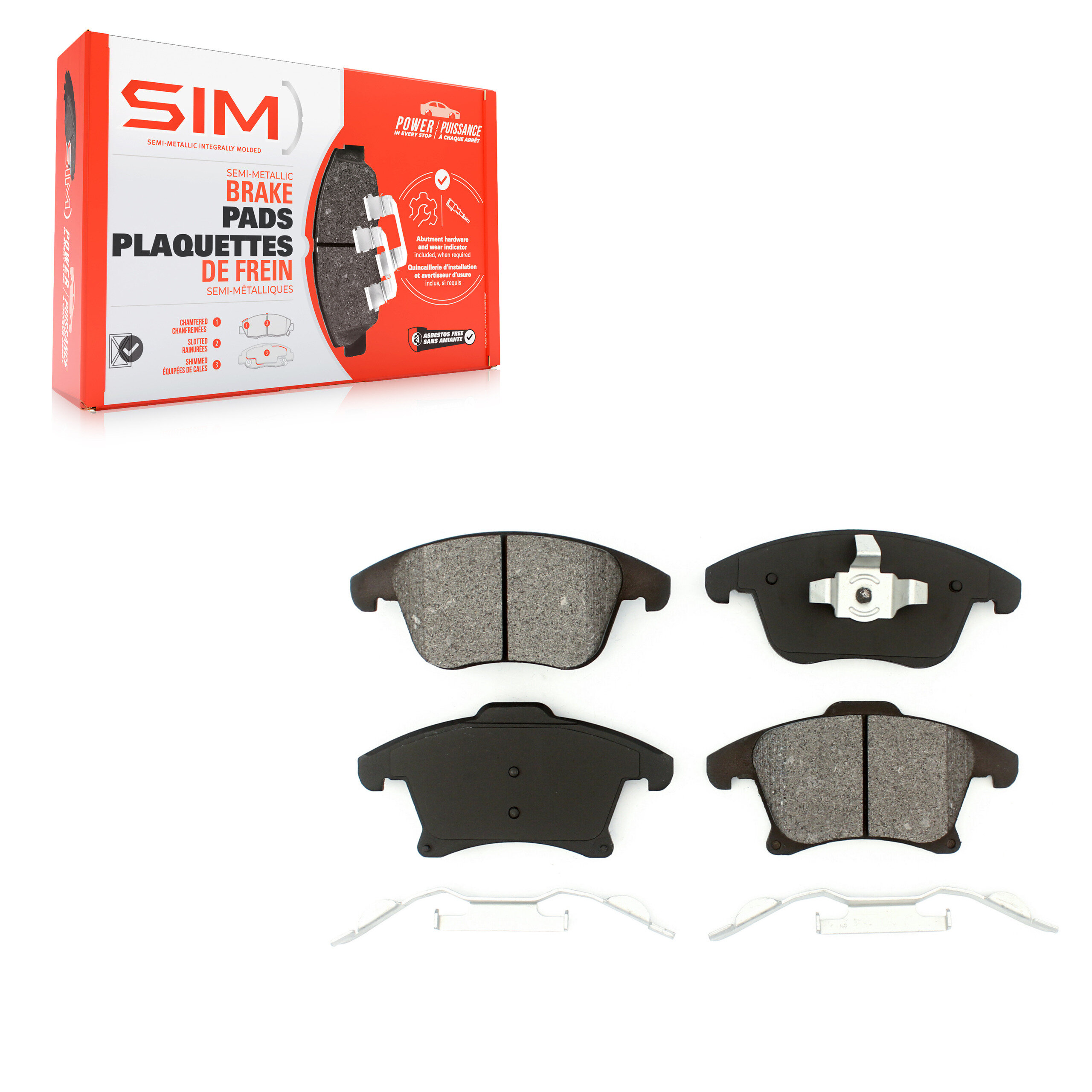 SIM - SIM-1653 - Front Disc Brake Pad