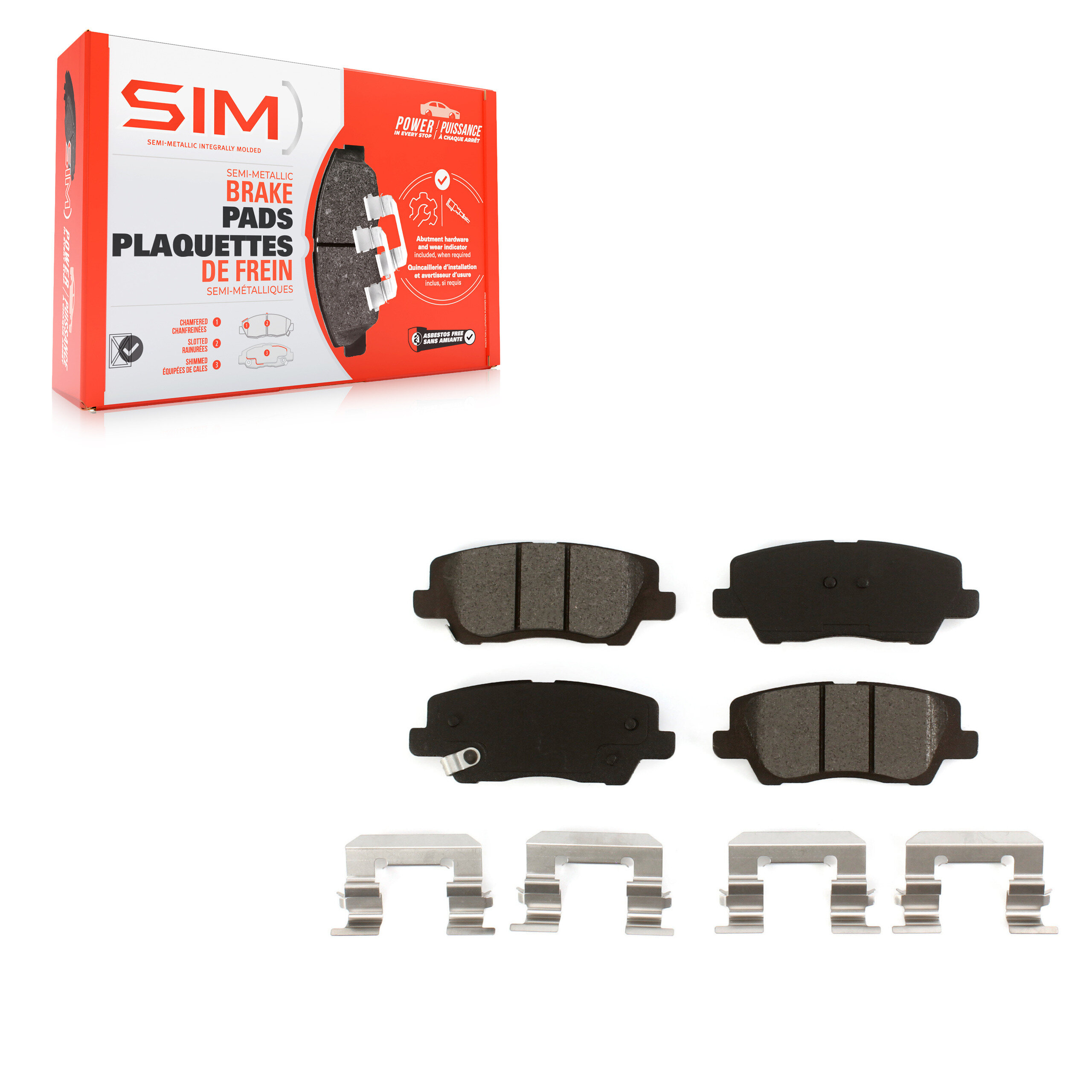 SIM - SIM-1659 - Rear Disc Brake Pad