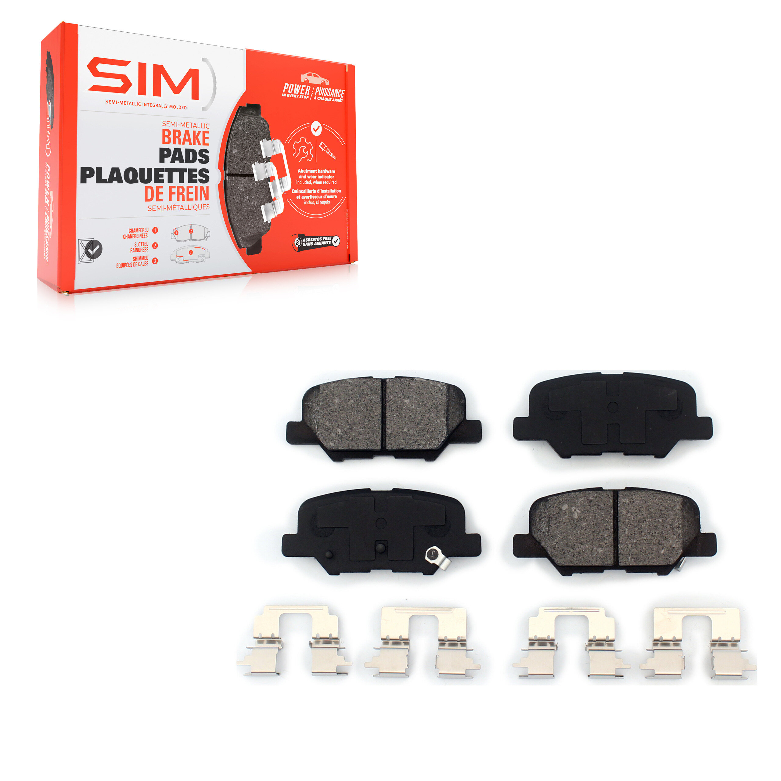 SIM - SIM-1679 - Rear Disc Brake Pad