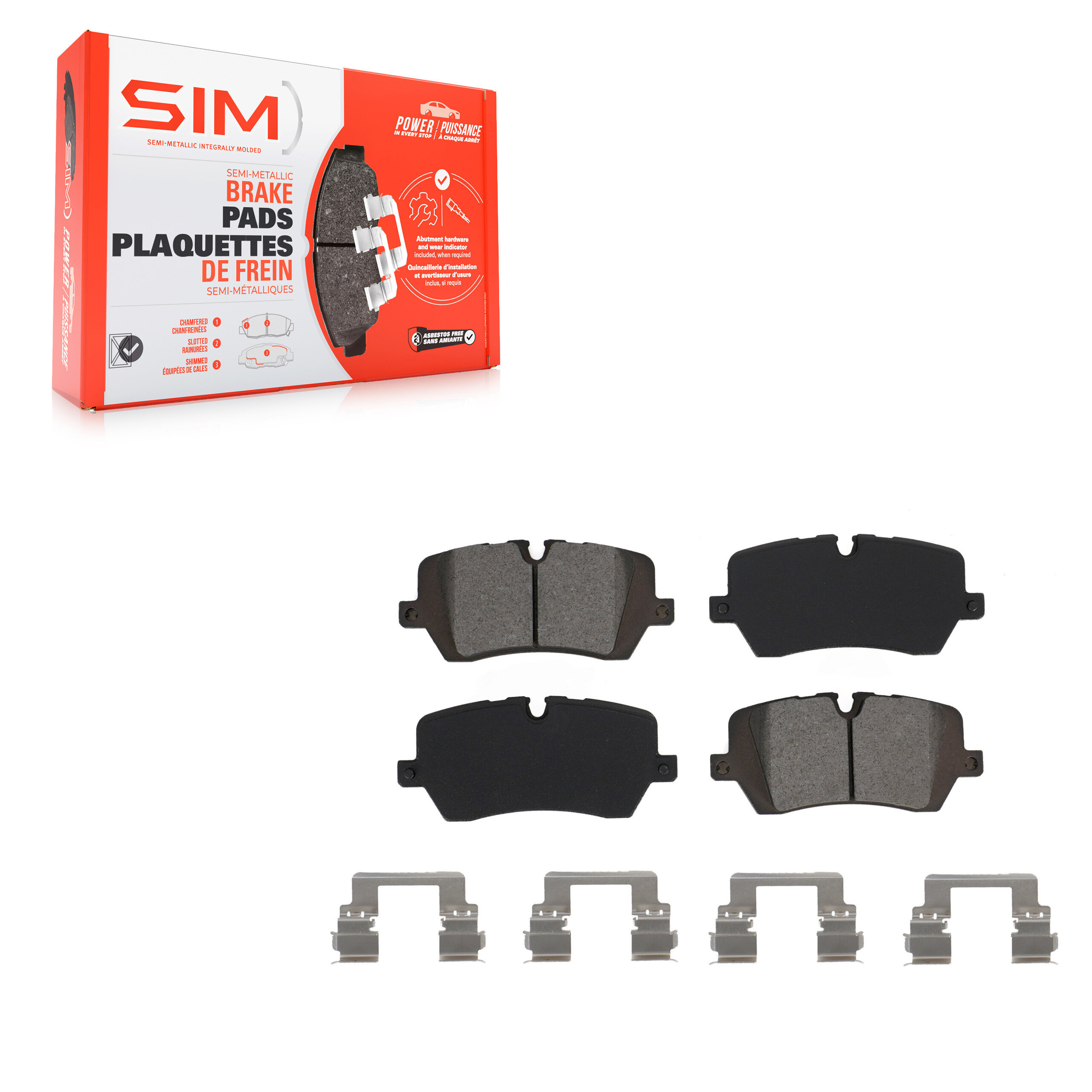 SIM - SIM-1692 - Rear Disc Brake Pad