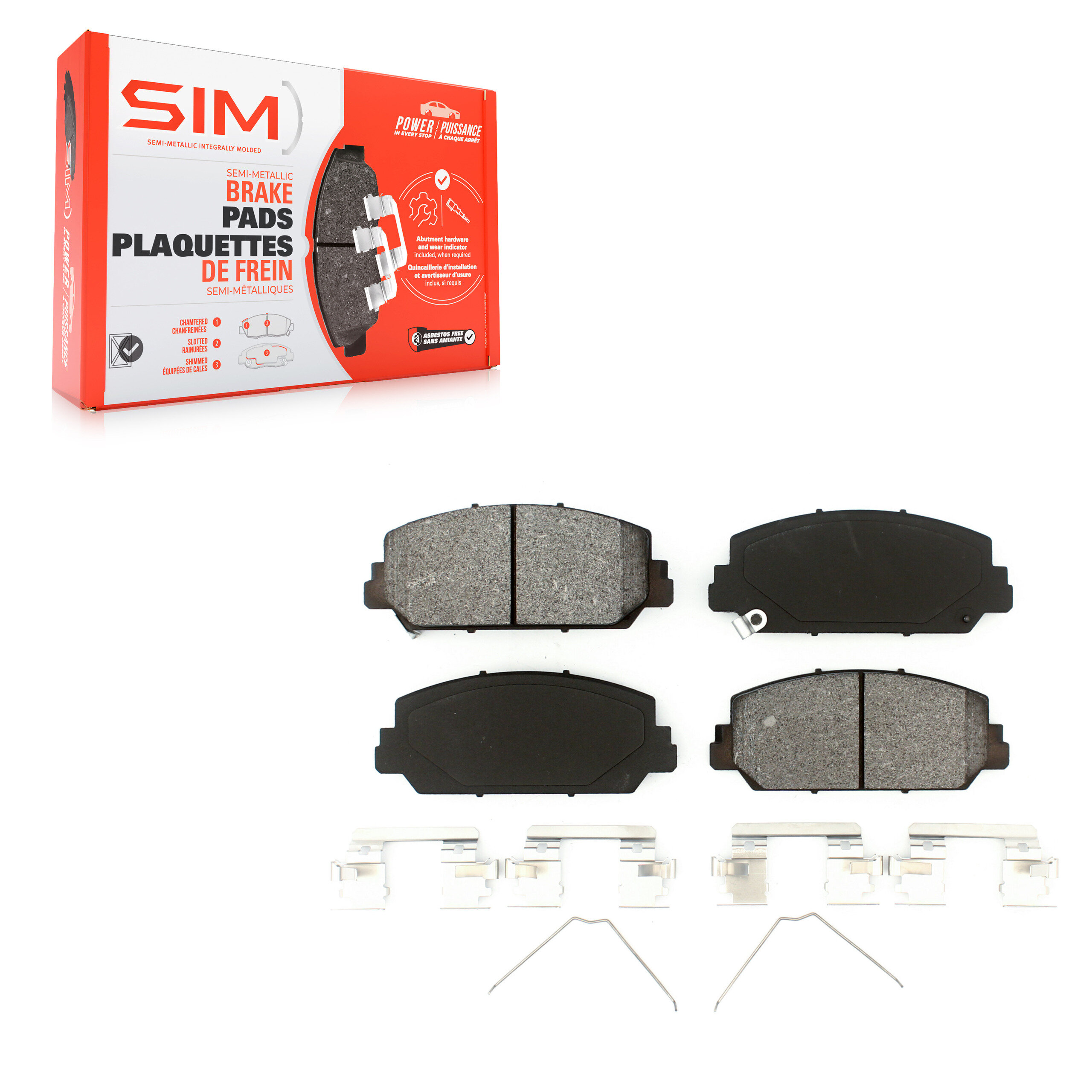 SIM - SIM-1697 - Front Disc Brake Pad
