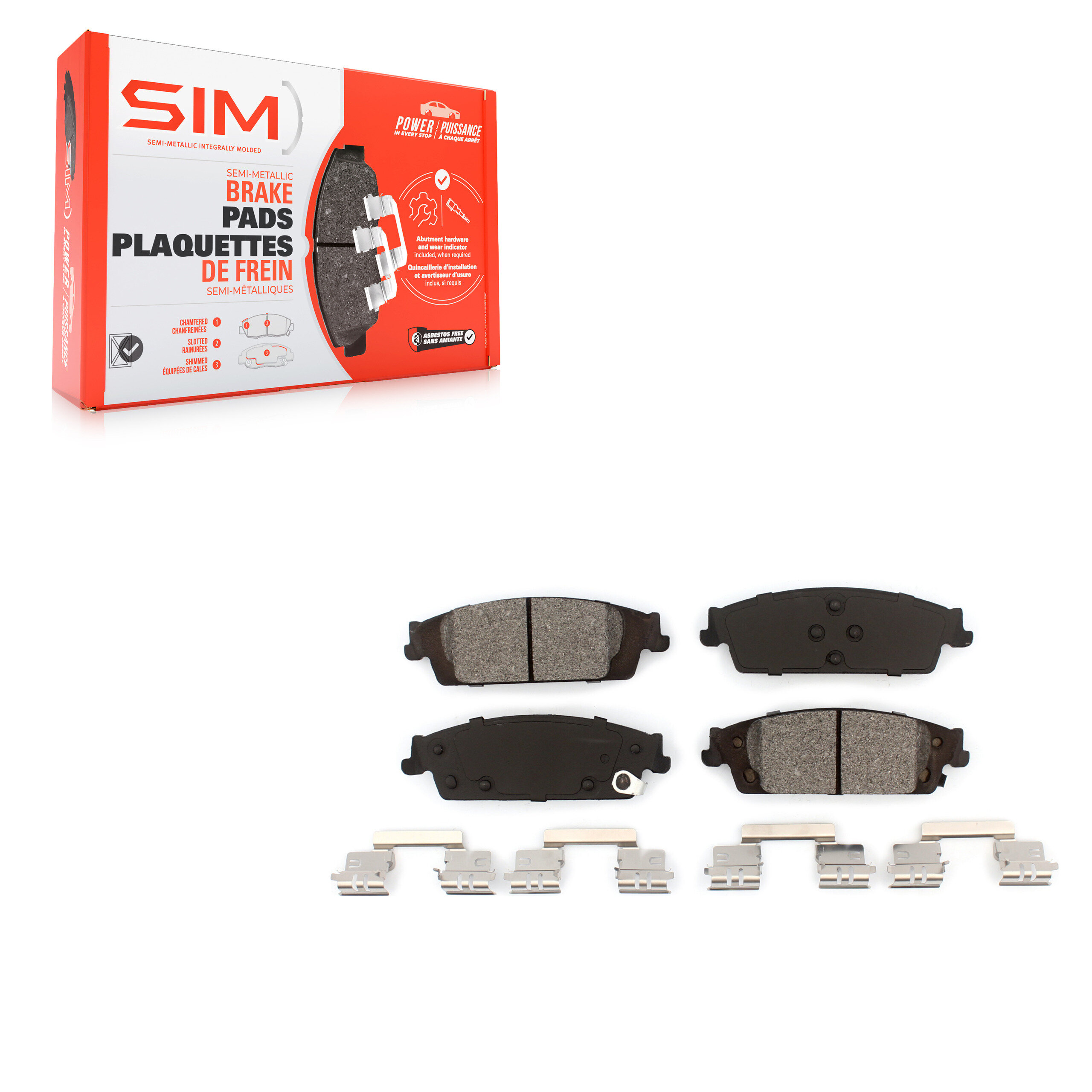 SIM - SIM-1707 - Rear Disc Brake Pad