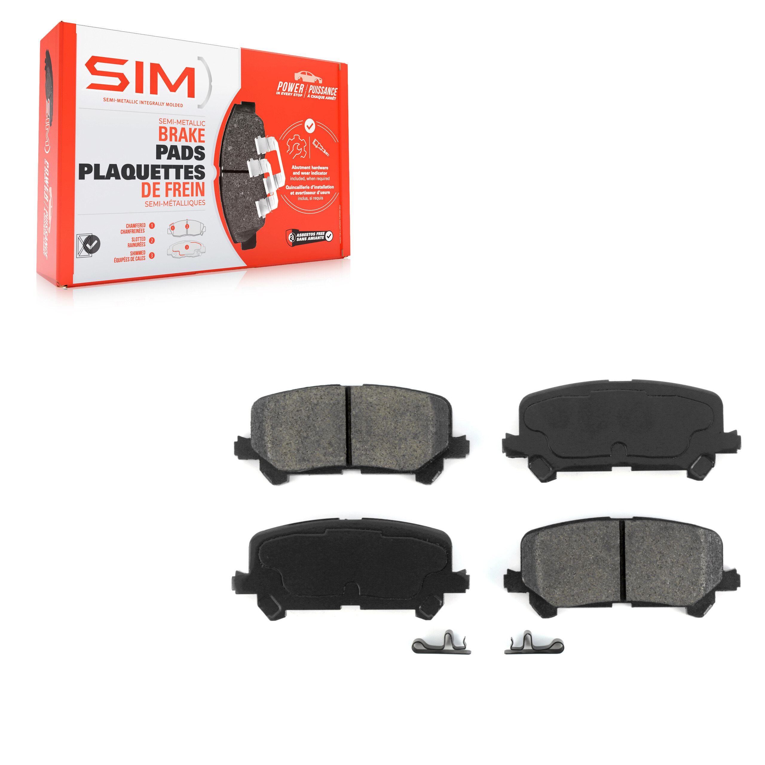 SIM - SIM-1724 - Rear Disc Brake Pad