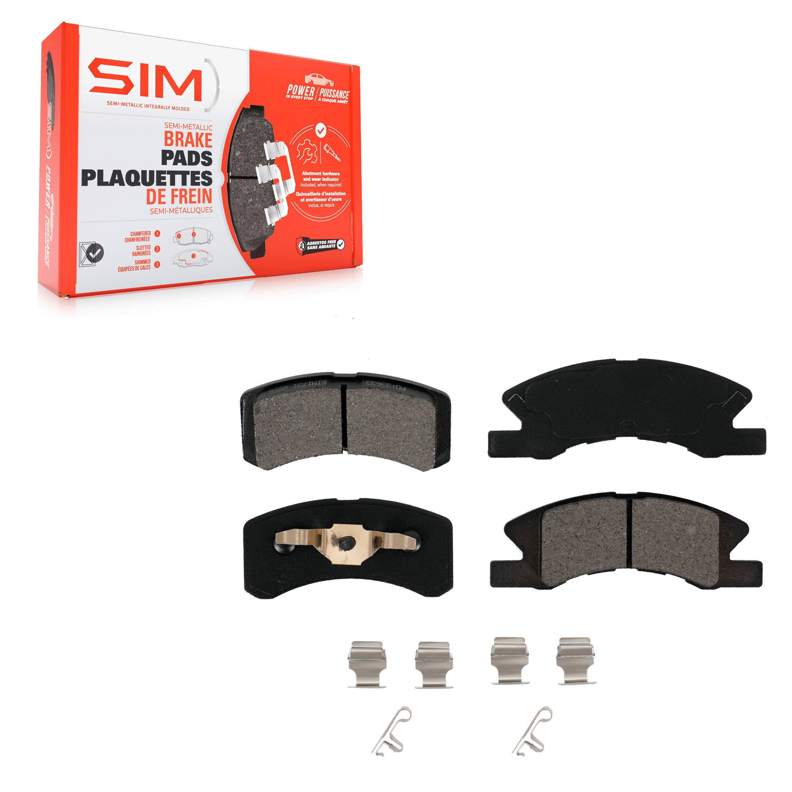 SIM - SIM-1731 - Front Disc Brake Pad