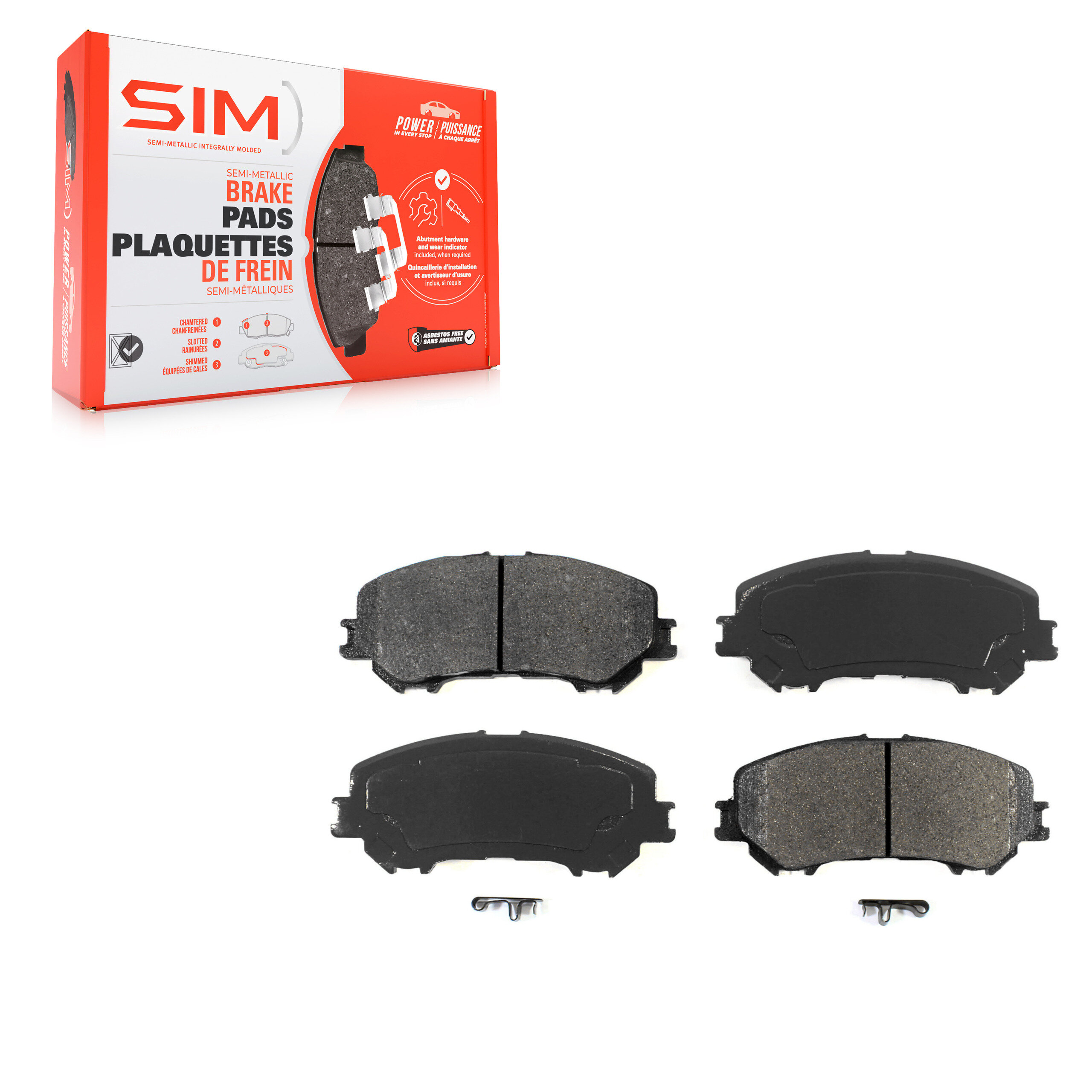 SIM - SIM-1737 - Front Disc Brake Pad