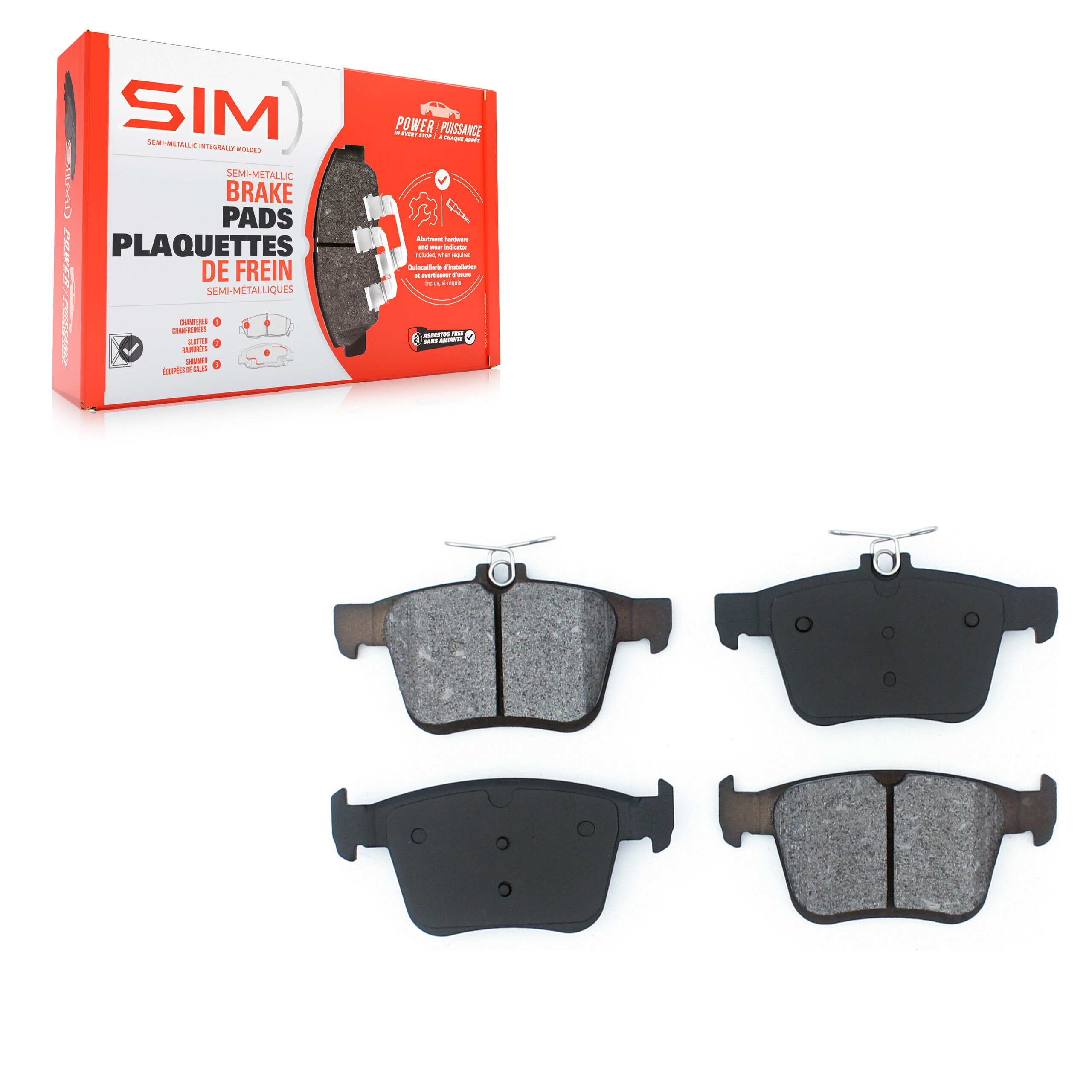 SIM - SIM-1761 - Rear Disc Brake Pad
