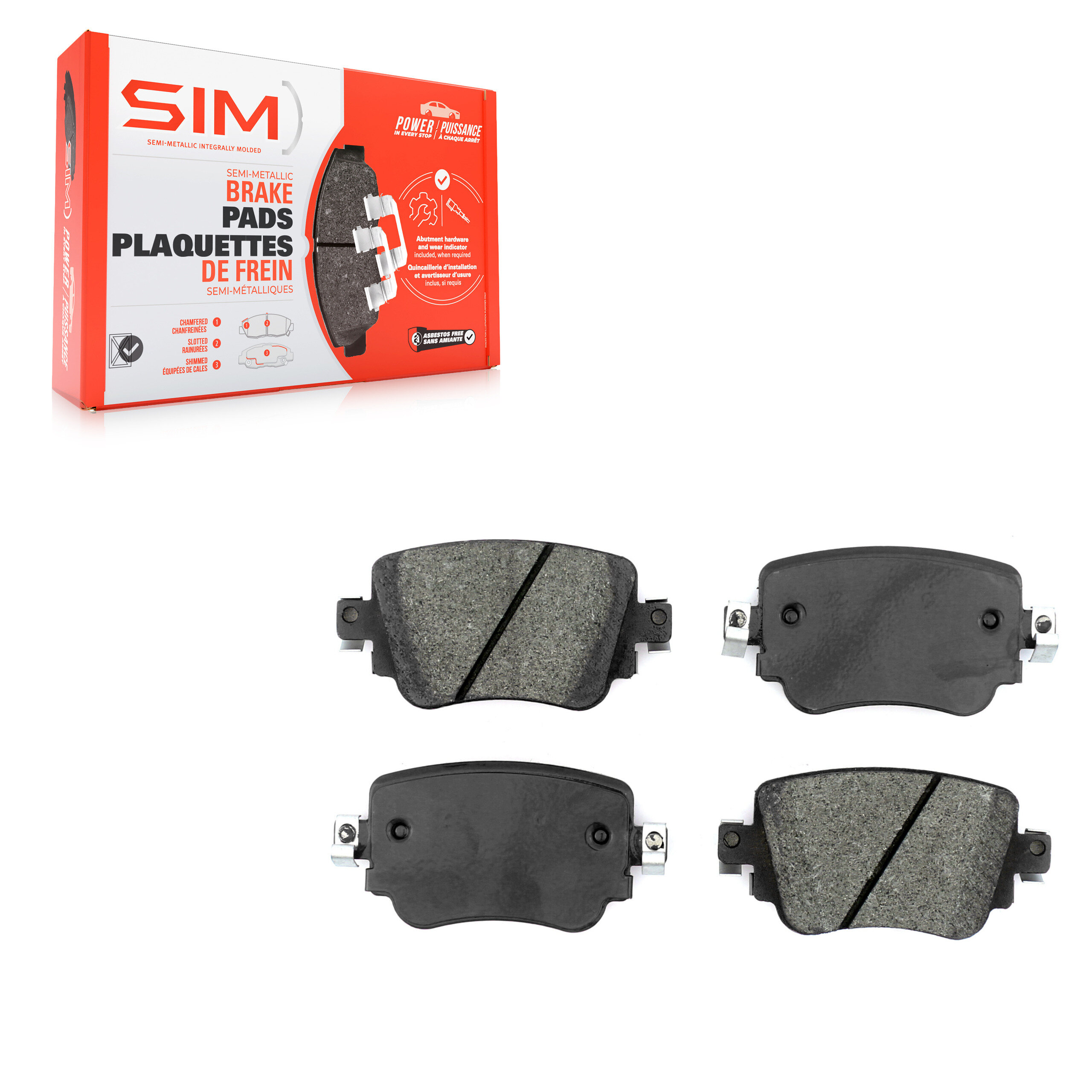 SIM - SIM-1779 - Rear Disc Brake Pad
