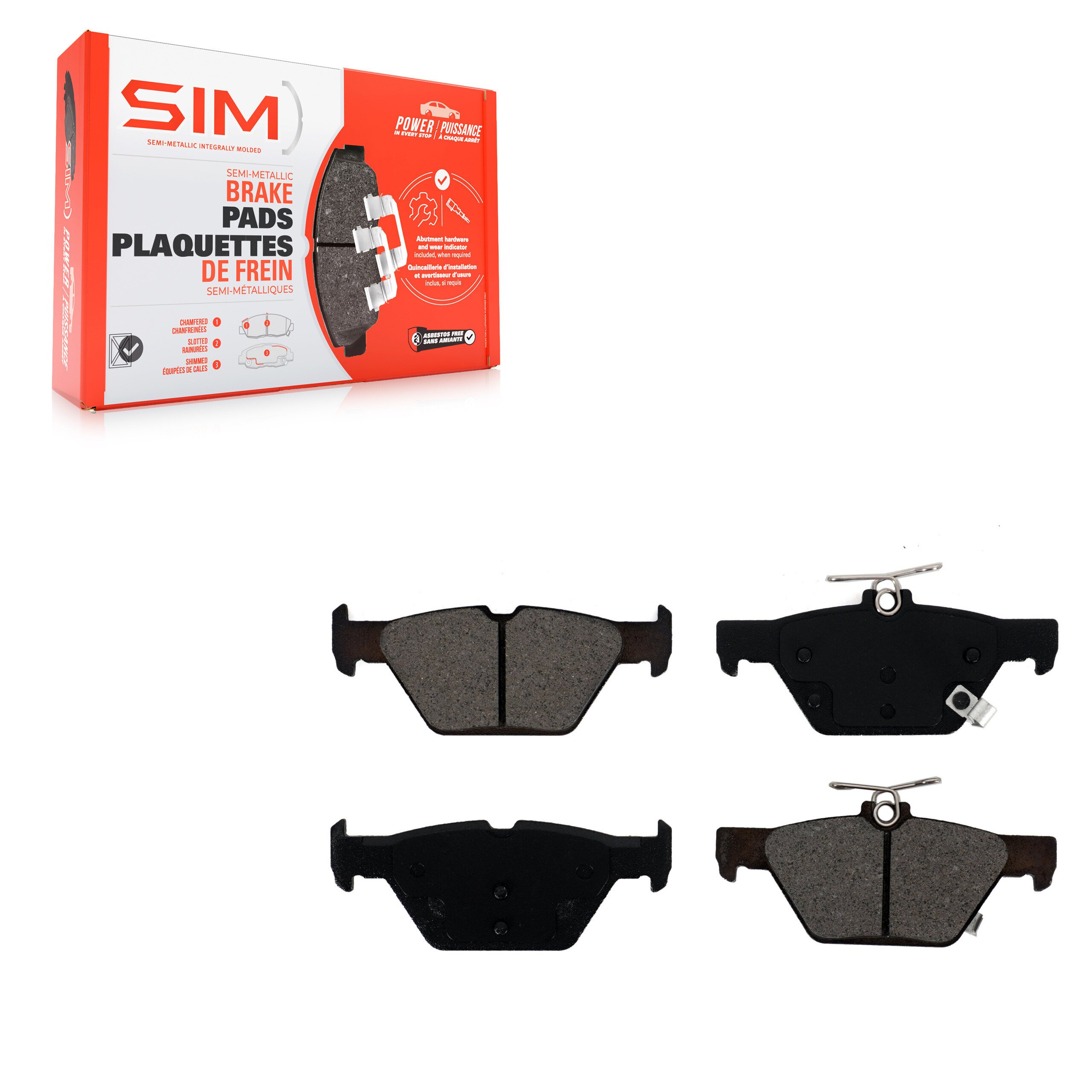 SIM - SIM-1808 - Rear Disc Brake Pad
