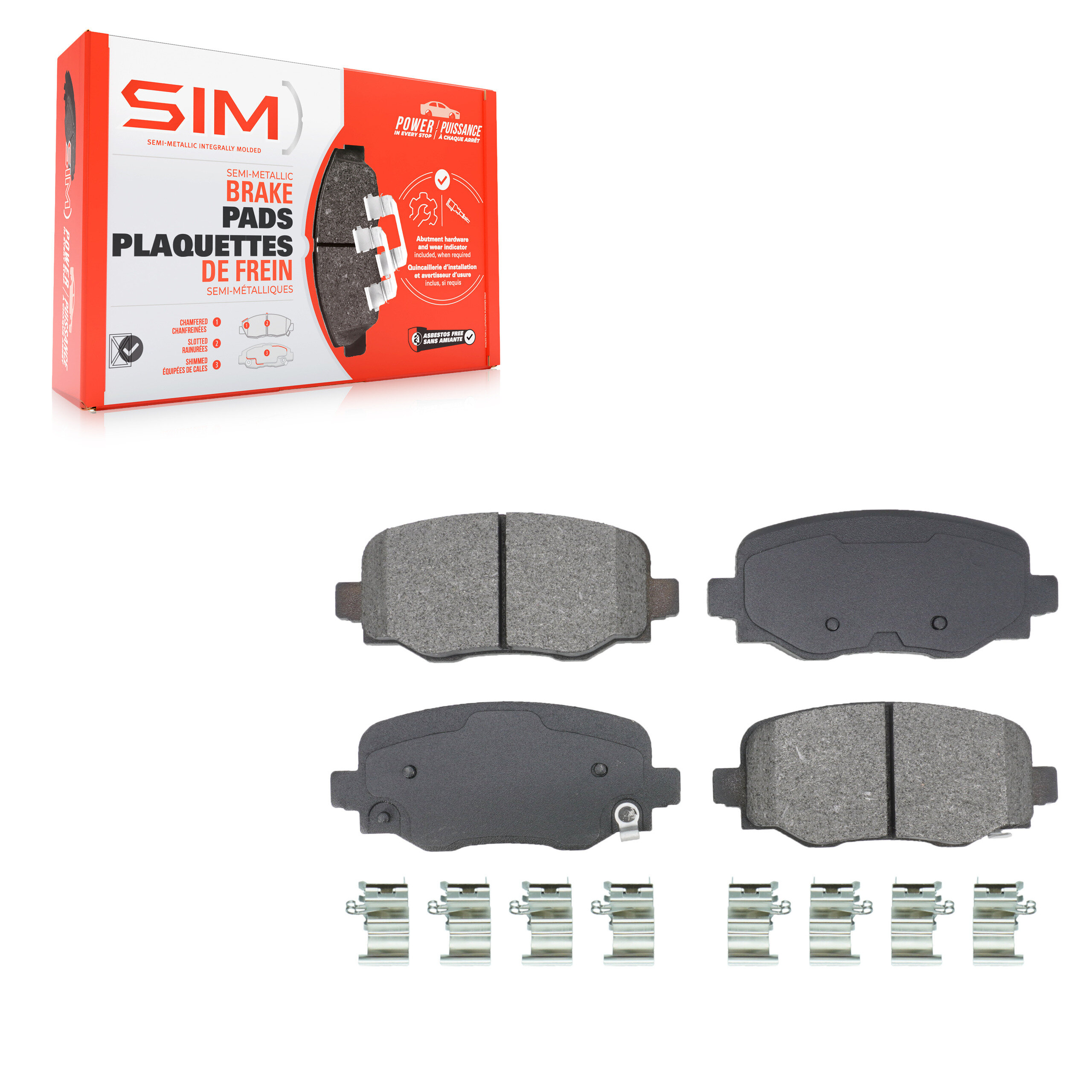 SIM - SIM-1809 - Rear Disc Brake Pad