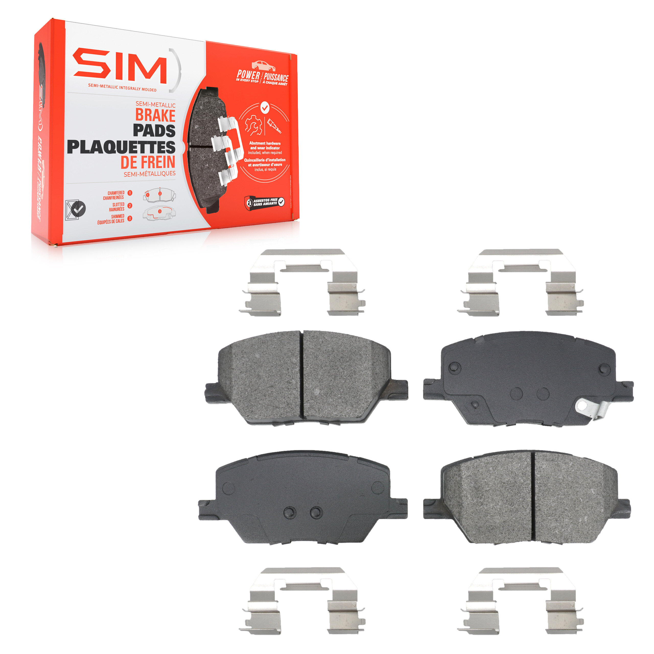 SIM - SIM-1811 - Front Disc Brake Pad