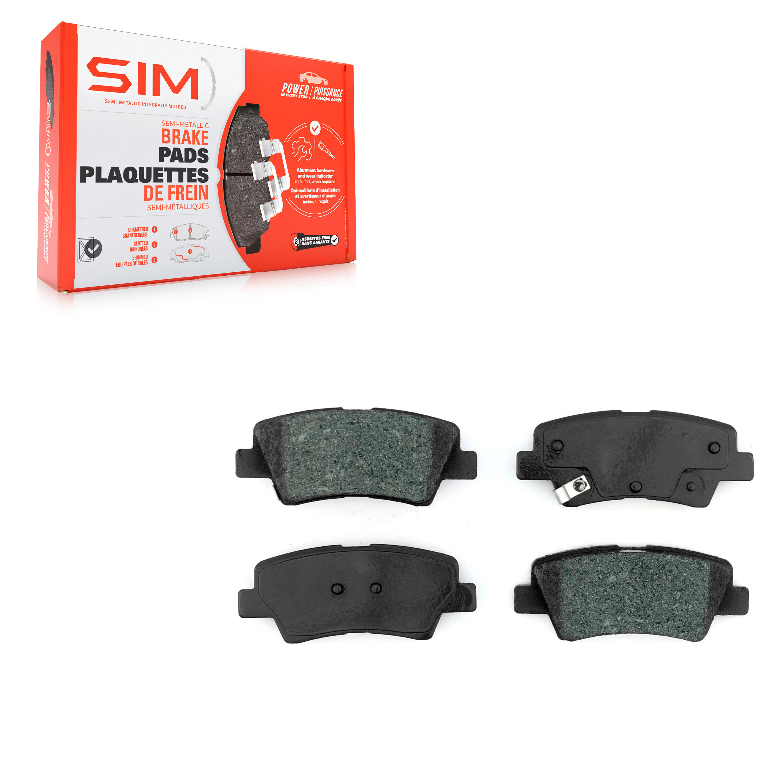 SIM - SIM-1812 - Rear Disc Brake Pad