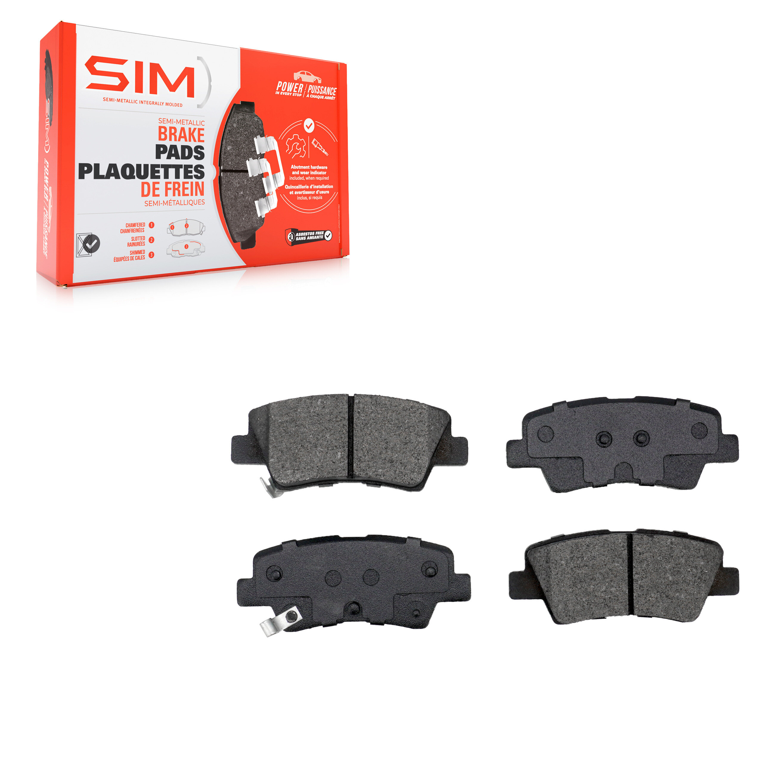 SIM - SIM-1813 - Rear Disc Brake Pad