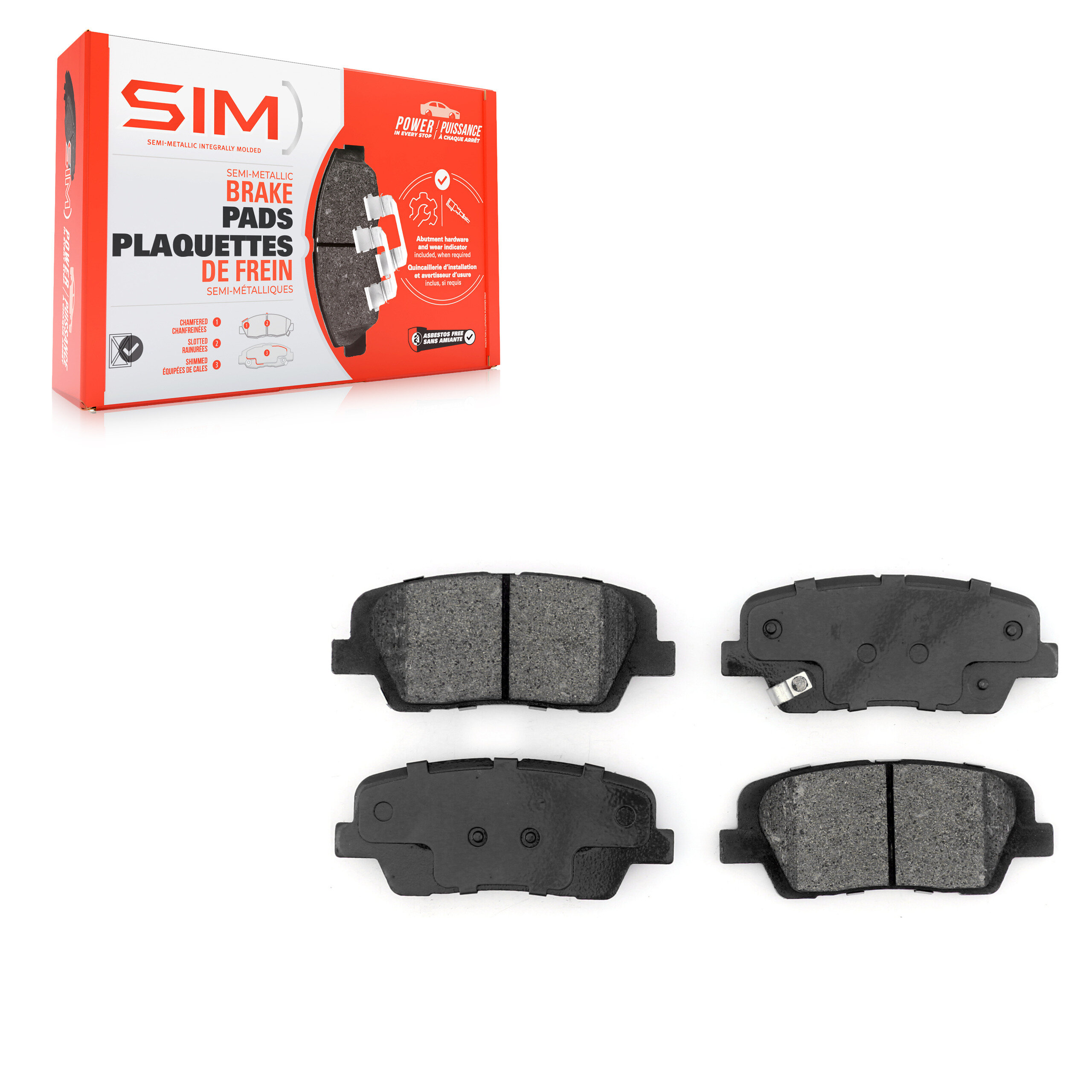 SIM - SIM-1816 - Rear Disc Brake Pad