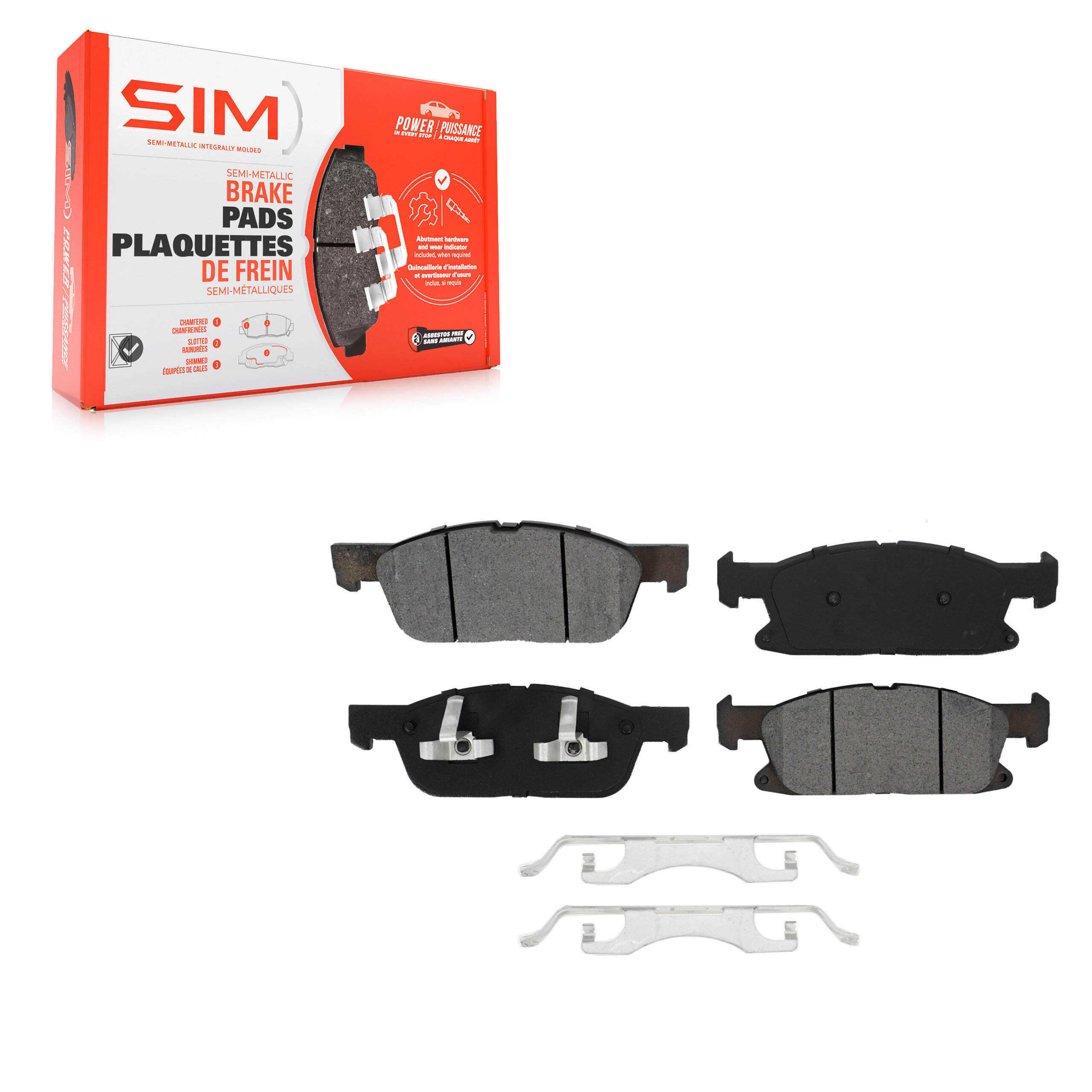 SIM - SIM-1818 - Front Disc Brake Pad