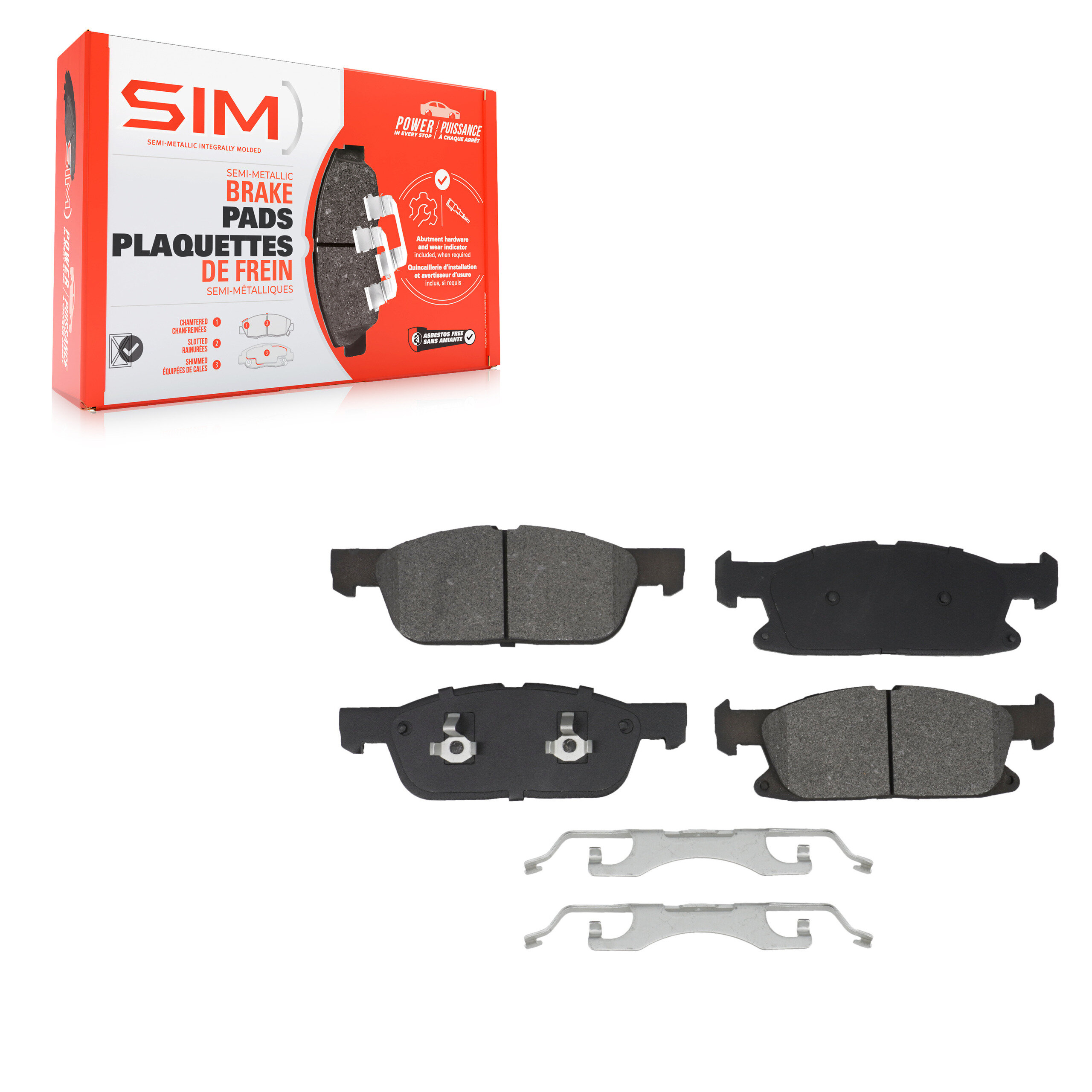 SIM - SIM-1818A - Front Disc Brake Pad