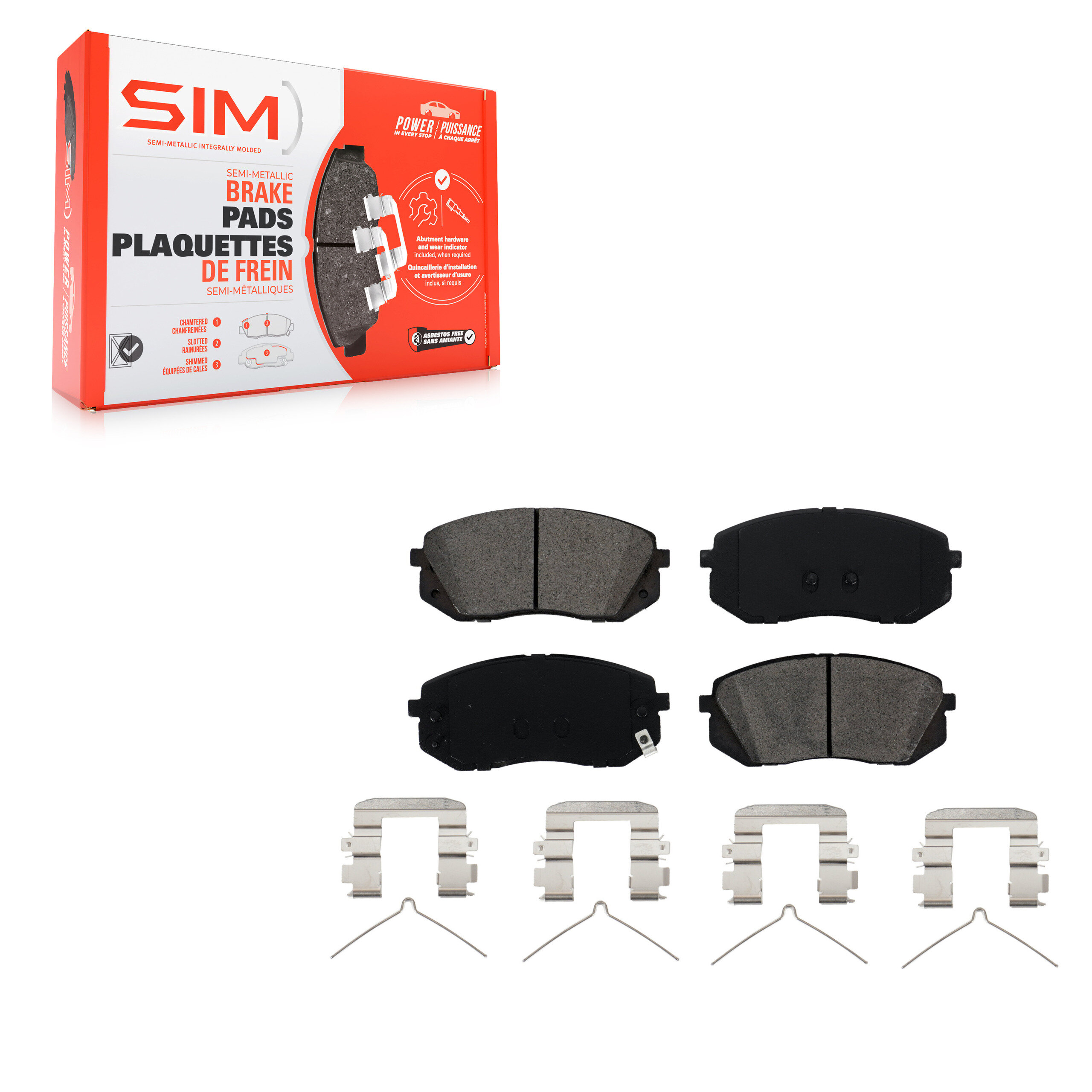 SIM - SIM-1826 - Front Disc Brake Pad