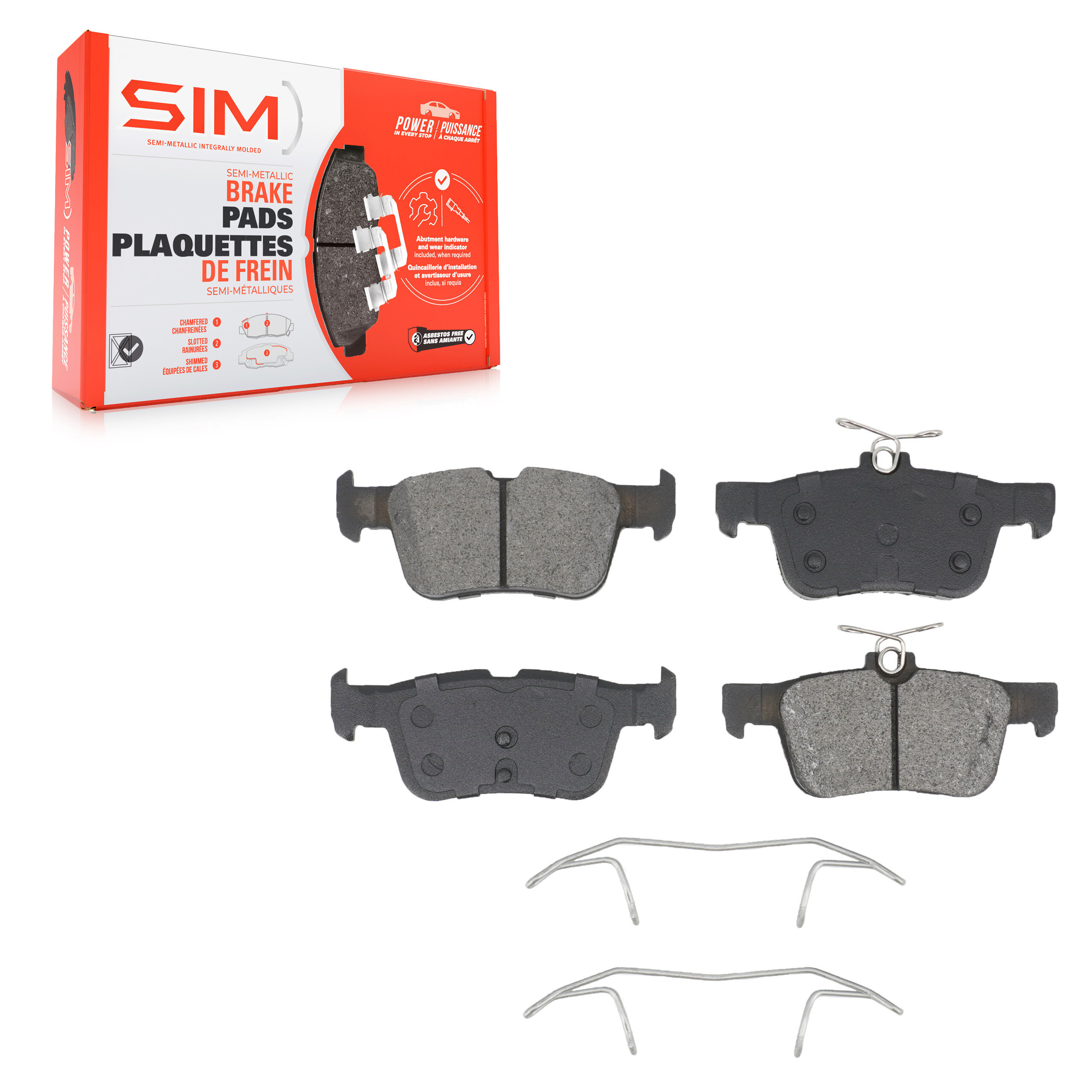 SIM - SIM-1833 - Rear Disc Brake Pad