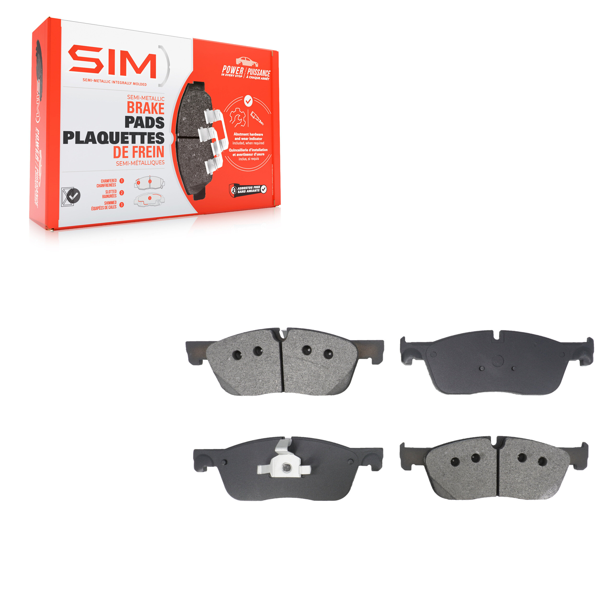 SIM - SIM-1838 - Front Disc Brake Pad