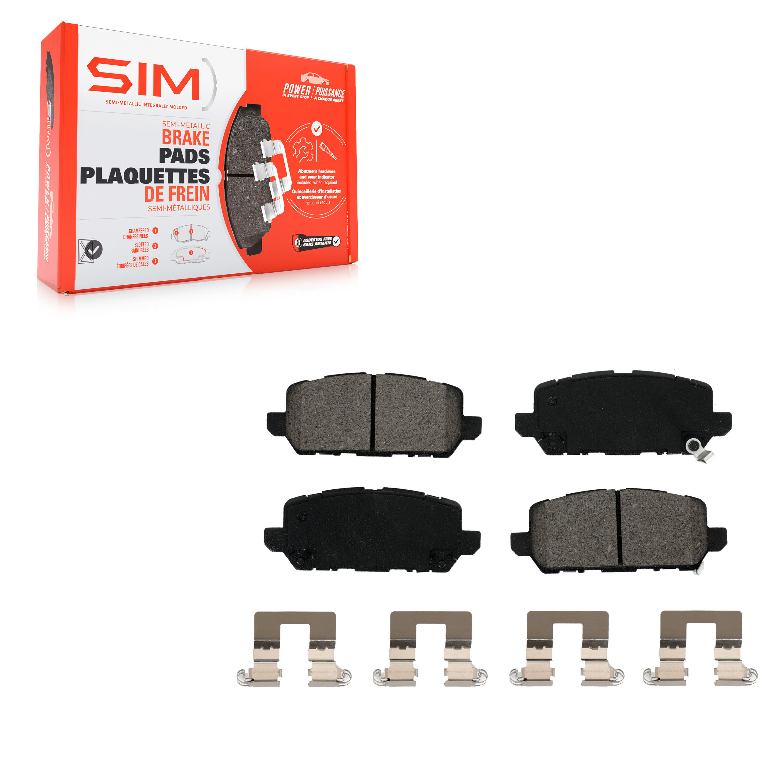 SIM - SIM-1841 - Rear Disc Brake Pad