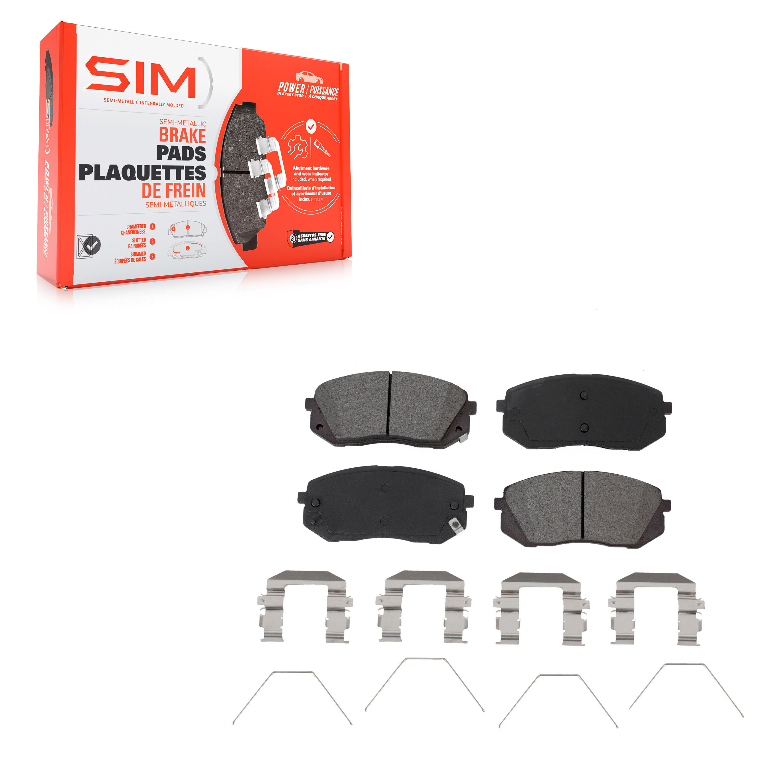 SIM - SIM-1855 - Front Disc Brake Pad