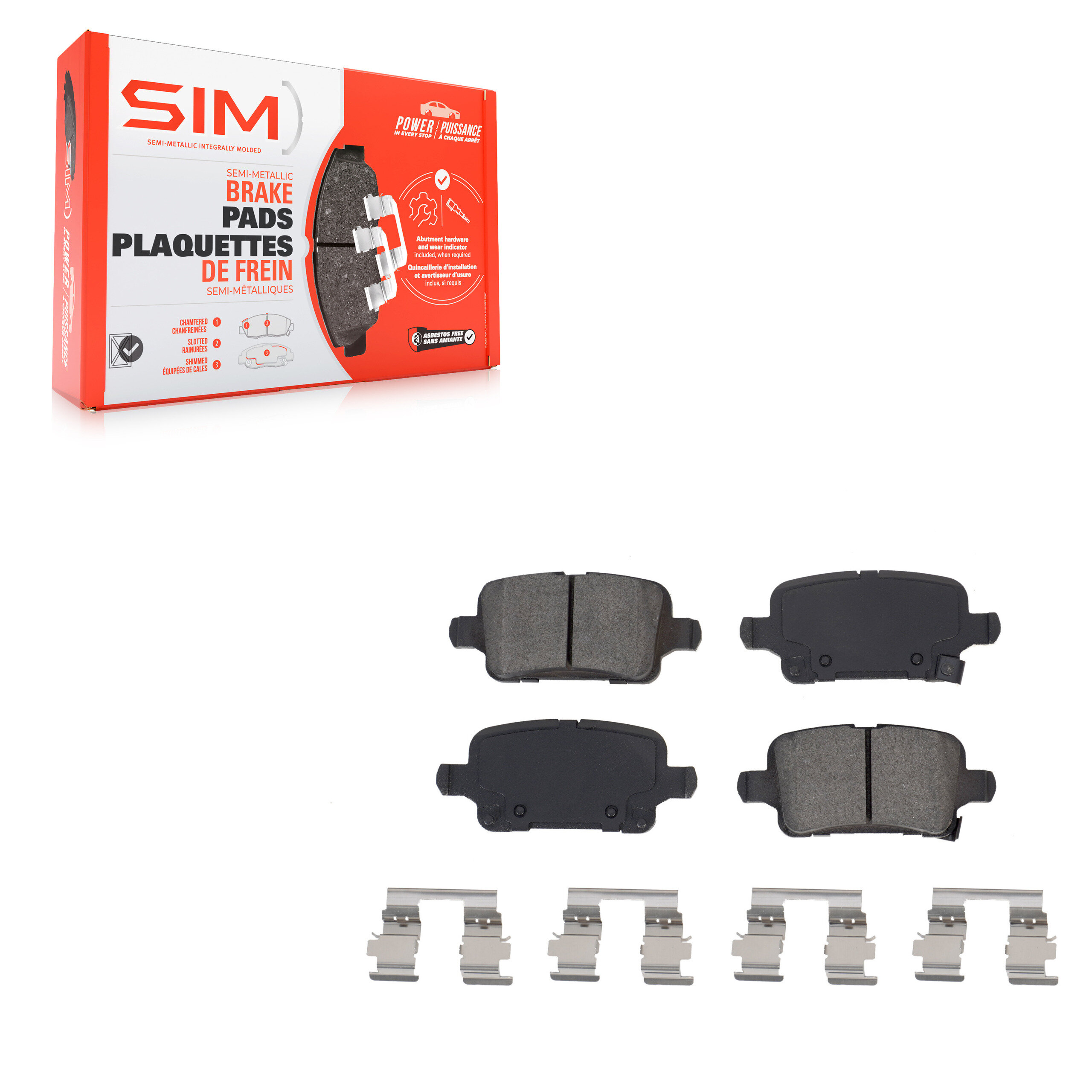 SIM - SIM-1857 - Rear Disc Brake Pad