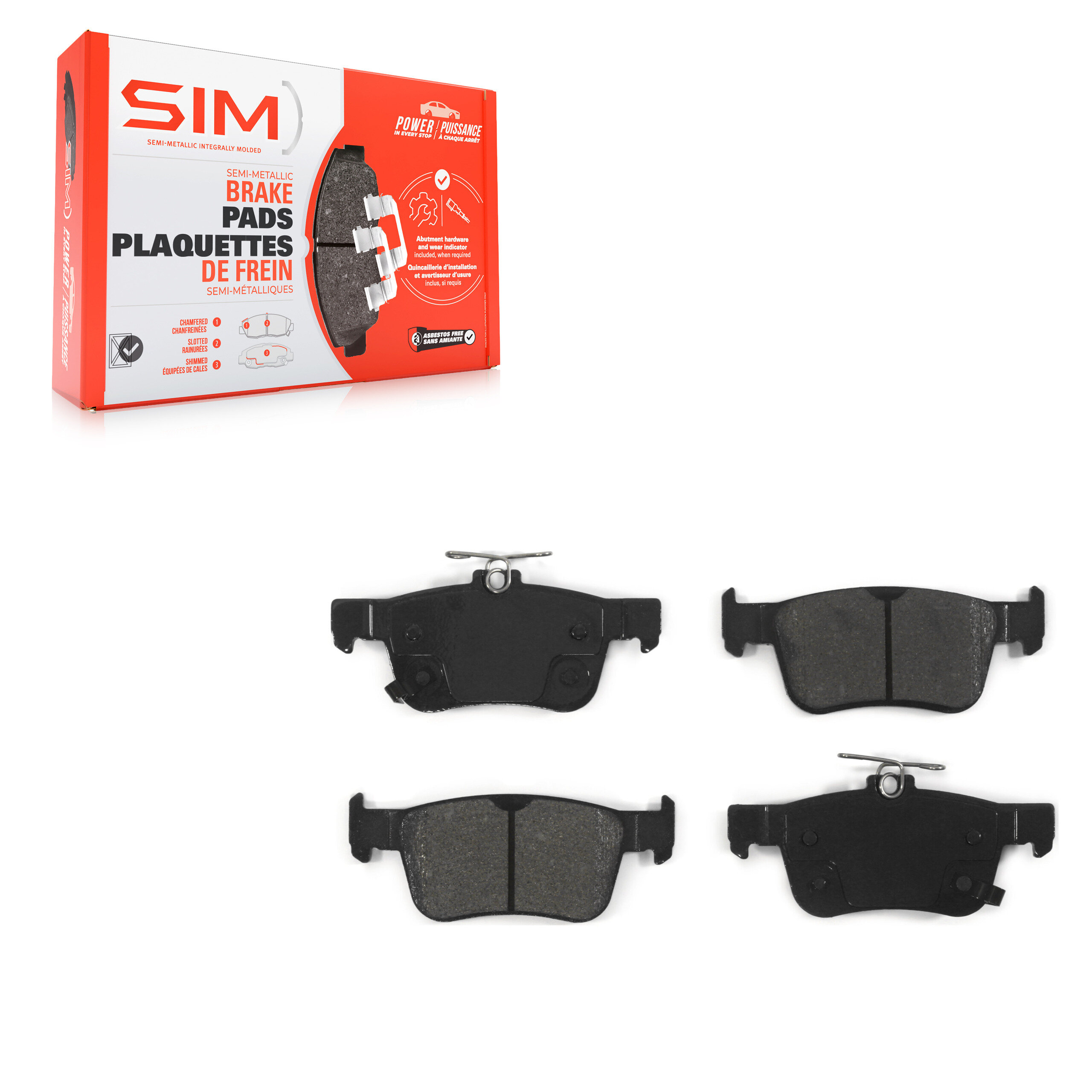 SIM - SIM-1878 - Rear Disc Brake Pad
